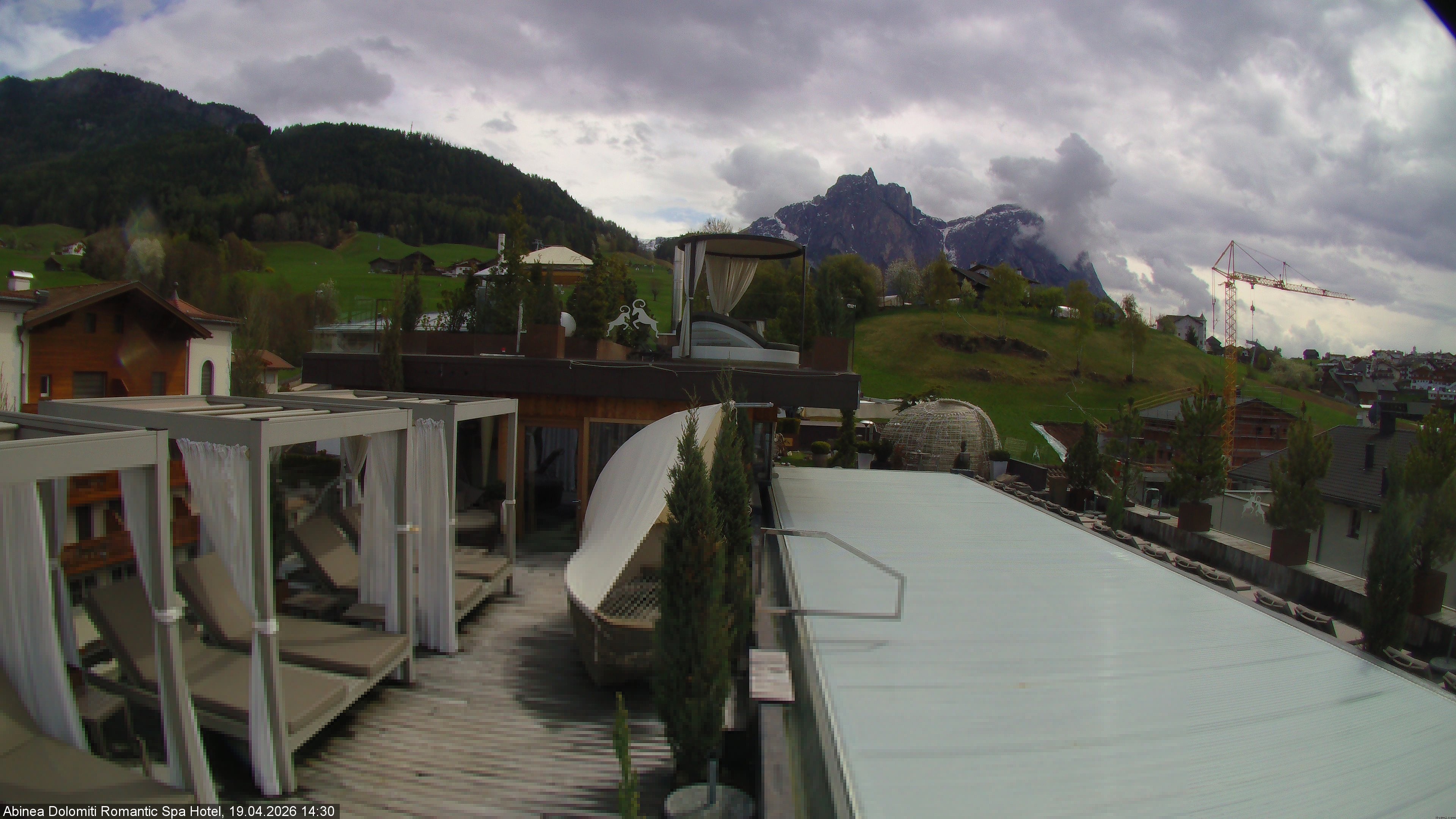 Archiv Foto Webcam Abinea Dolomiti Romantic Spa Hotel - Kastelruth