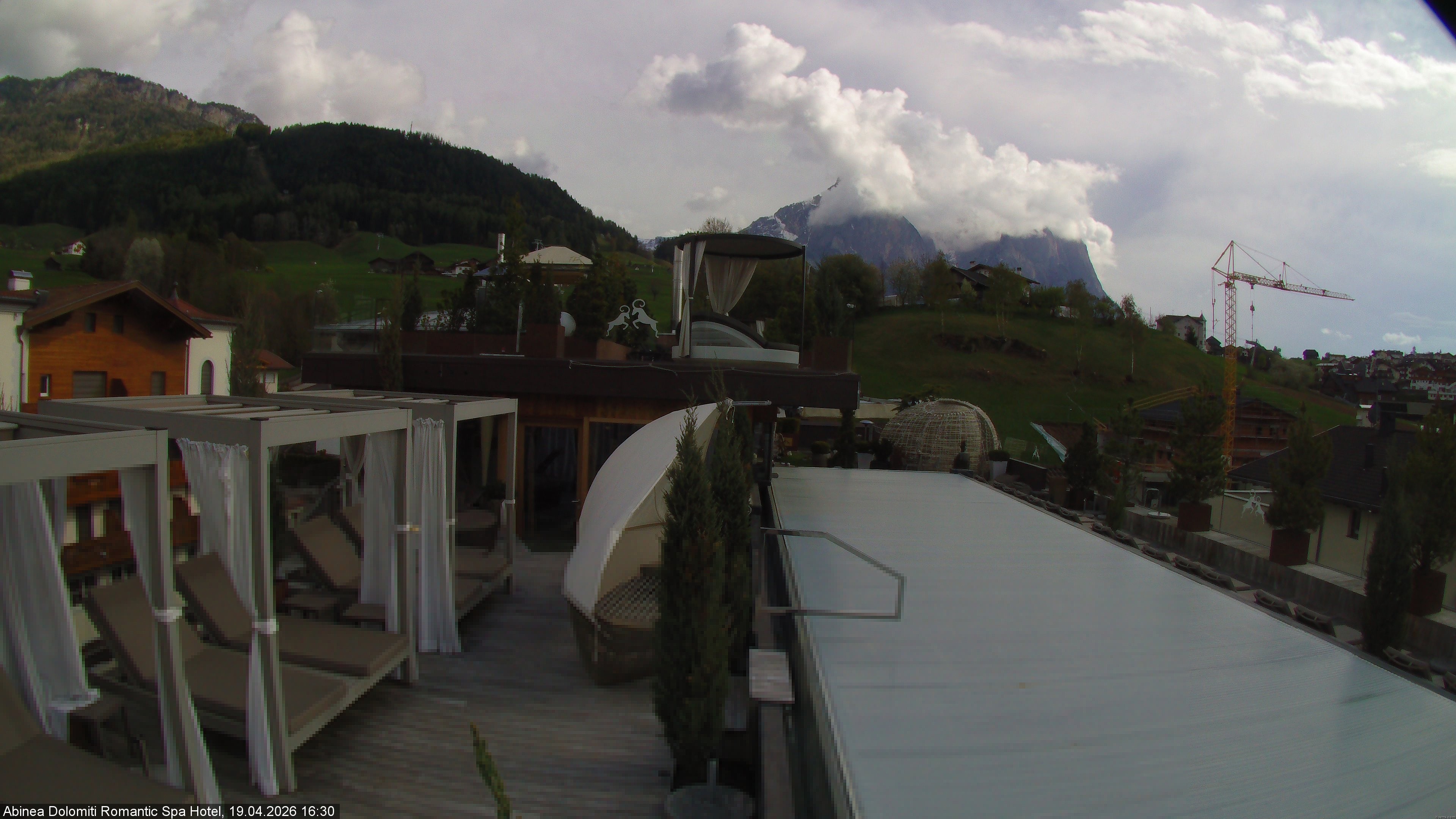 Archiv Foto Webcam Abinea Dolomiti Romantic Spa Hotel - Kastelruth