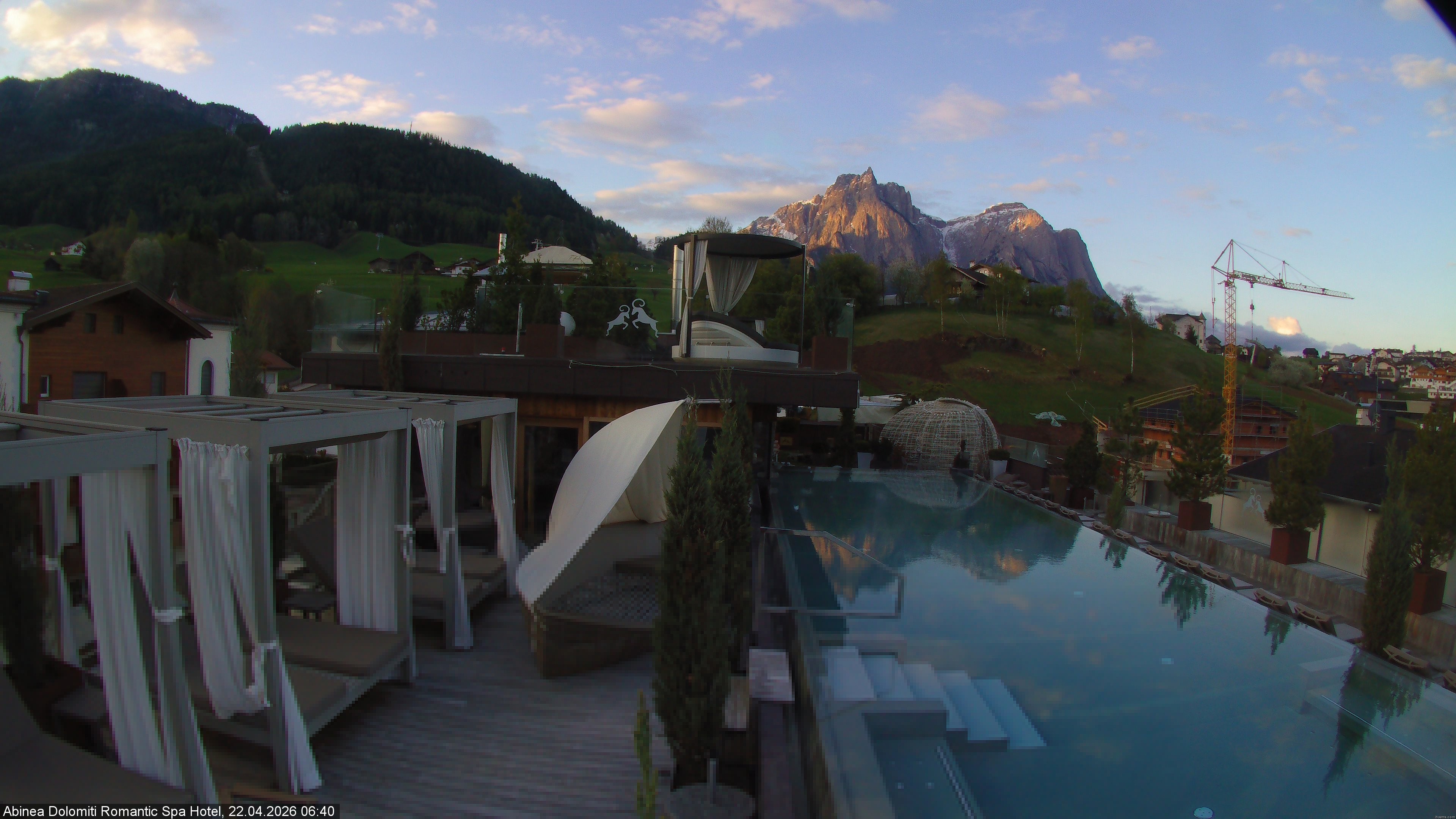 Archiv Foto Webcam Abinea Dolomiti Romantic Spa Hotel - Kastelruth