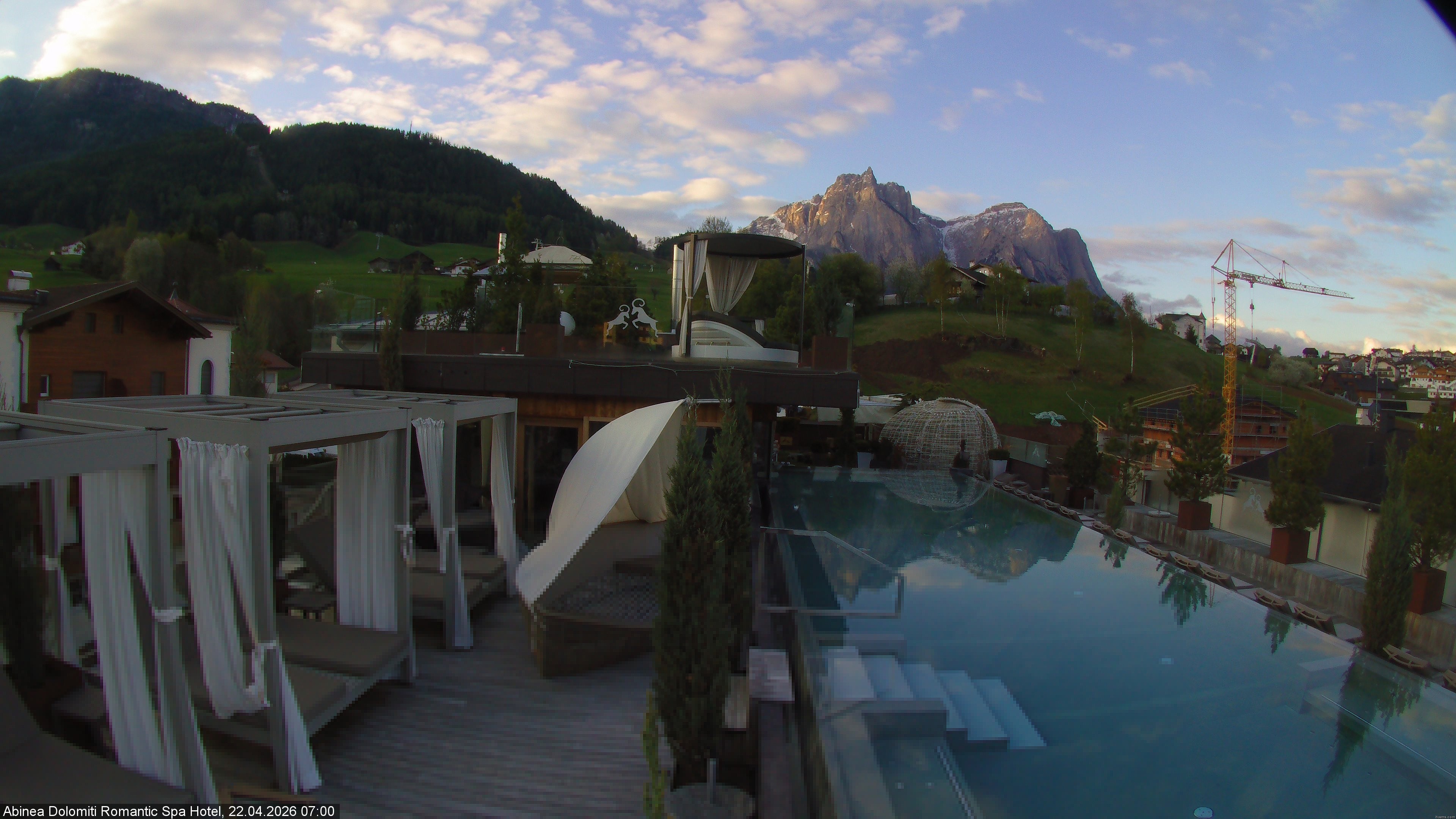 Archiv Foto Webcam Abinea Dolomiti Romantic Spa Hotel - Kastelruth