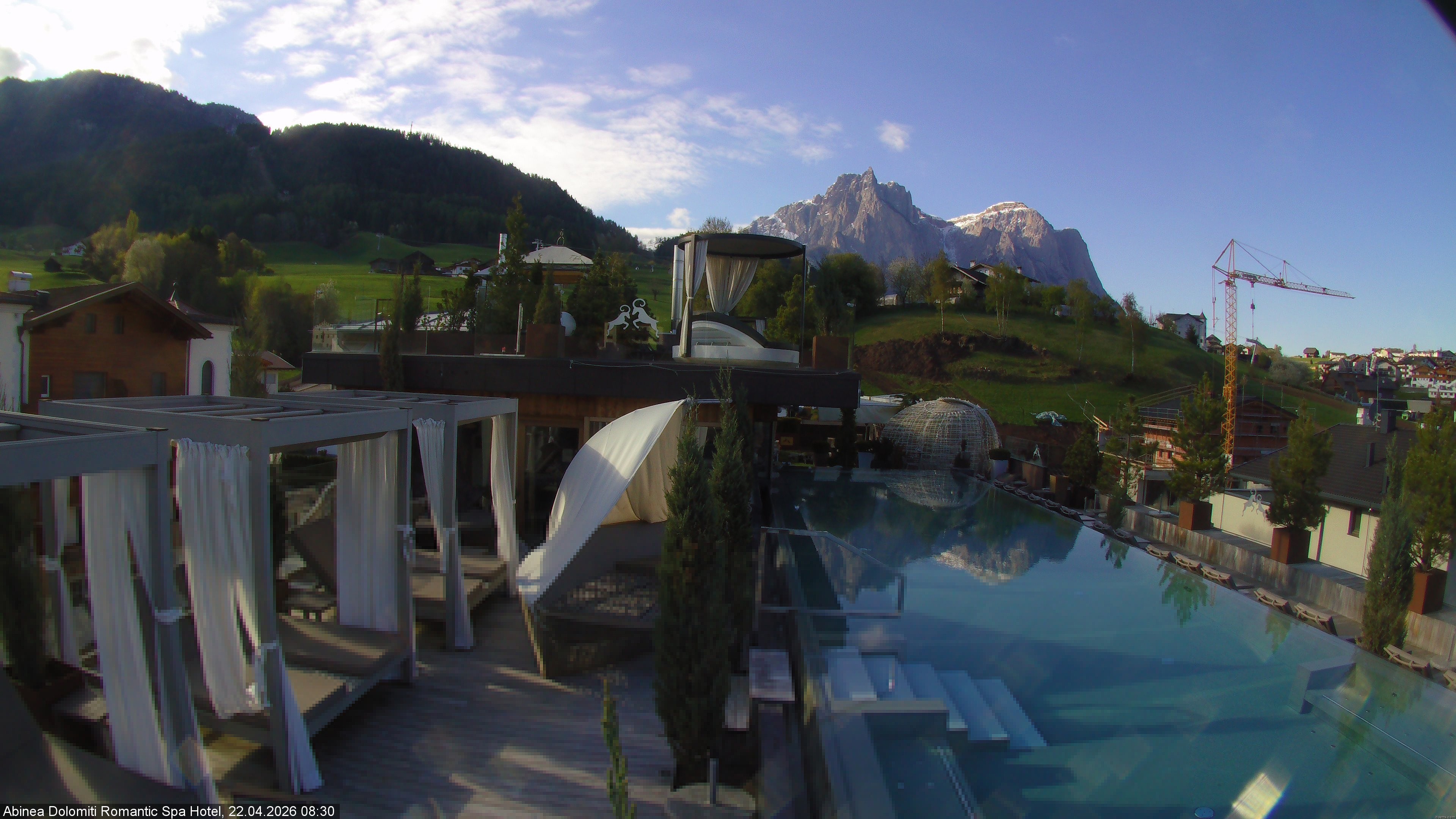 Archiv Foto Webcam Abinea Dolomiti Romantic Spa Hotel - Kastelruth