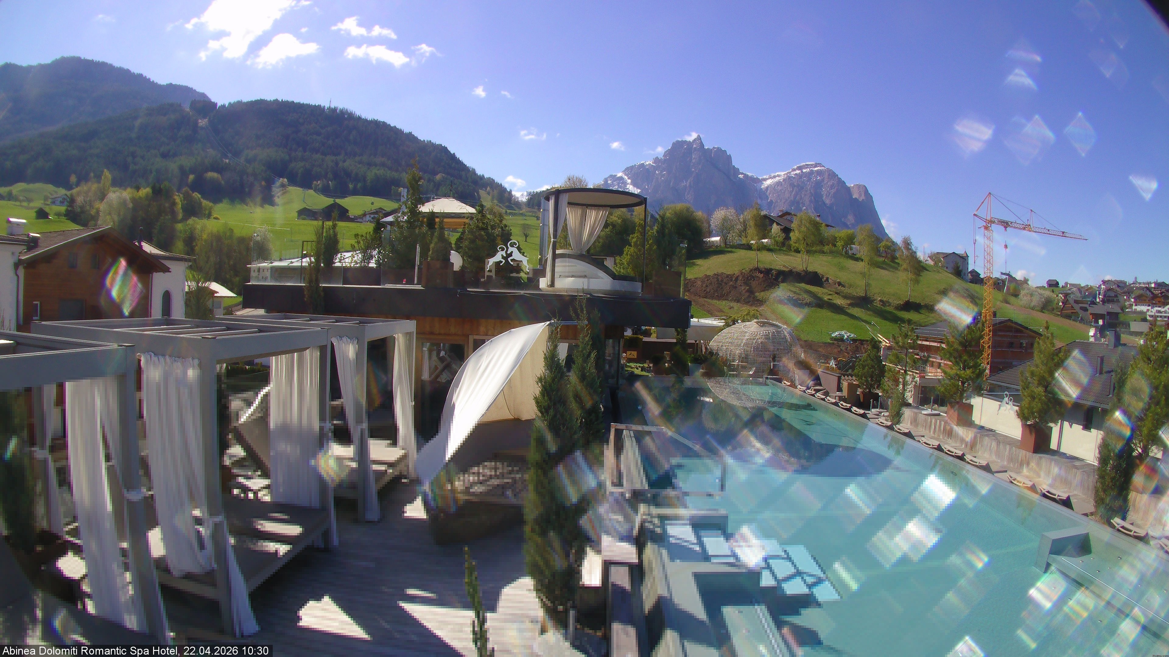Archiv Foto Webcam Abinea Dolomiti Romantic Spa Hotel - Kastelruth