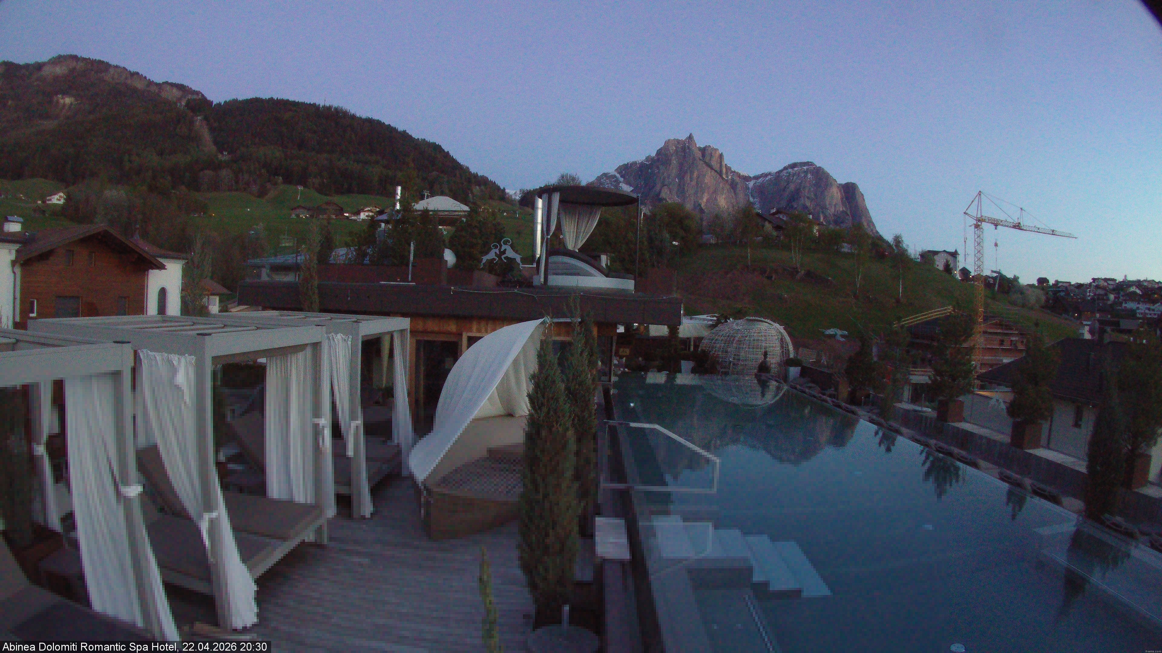 Archiv Foto Webcam Abinea Dolomiti Romantic Spa Hotel - Kastelruth