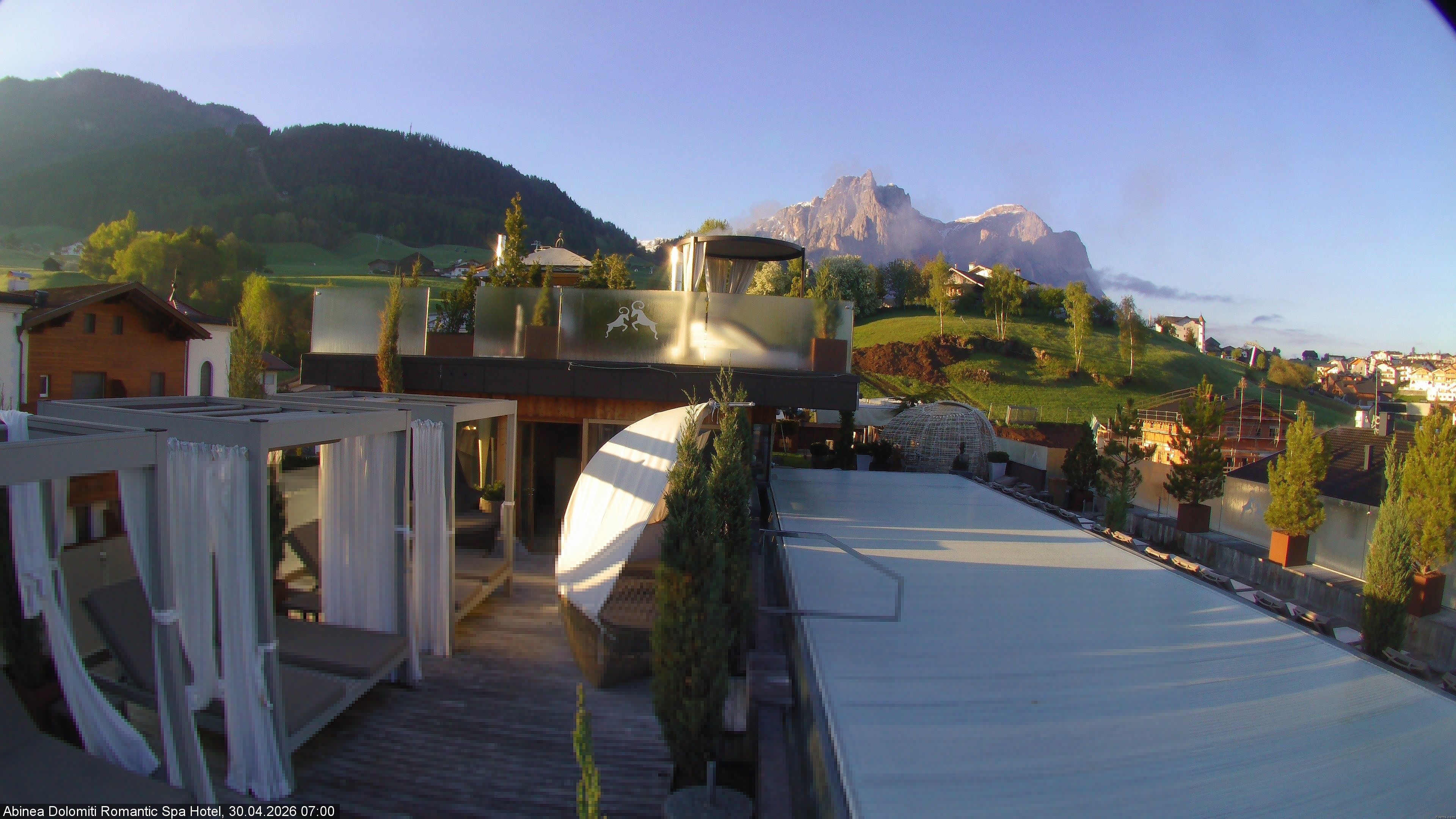 Archiv Foto Webcam Abinea Dolomiti Romantic Spa Hotel - Kastelruth
