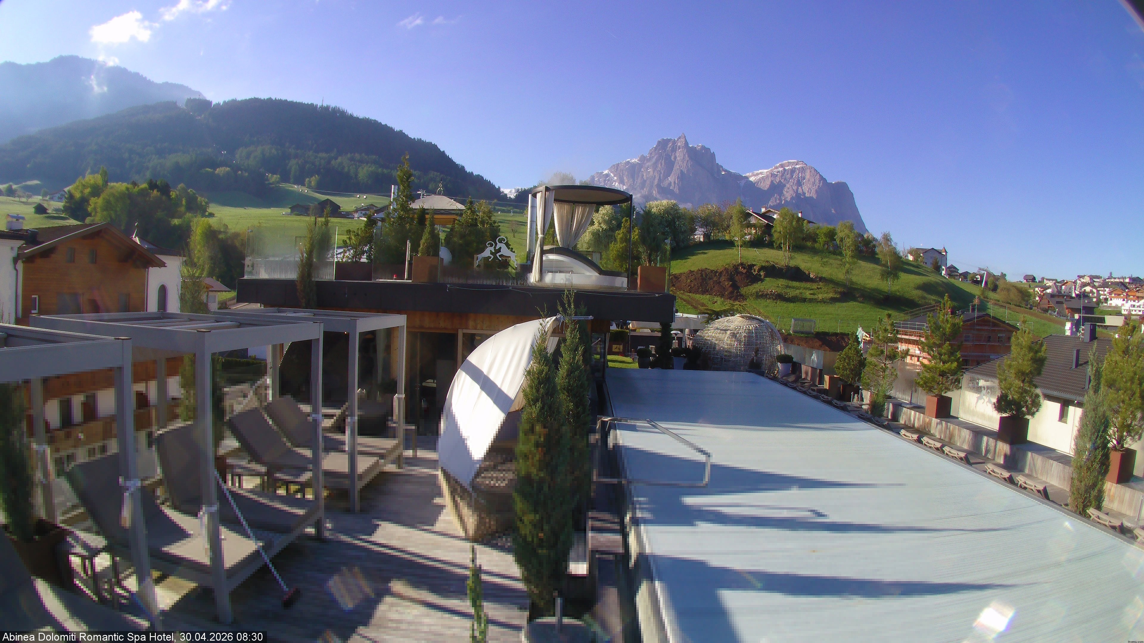 Archiv Foto Webcam Abinea Dolomiti Romantic Spa Hotel - Kastelruth
