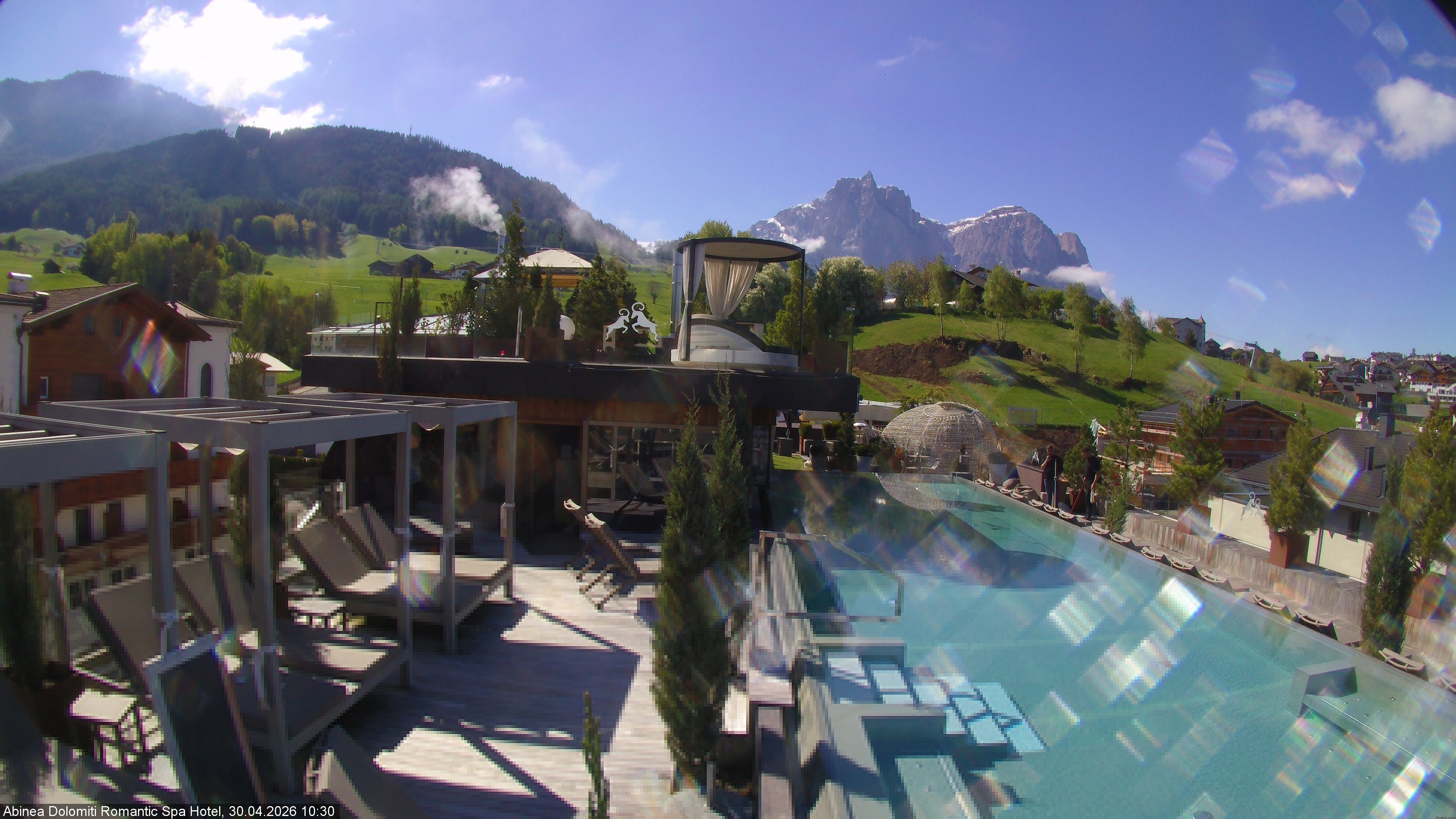 Archiv Foto Webcam Abinea Dolomiti Romantic Spa Hotel - Kastelruth