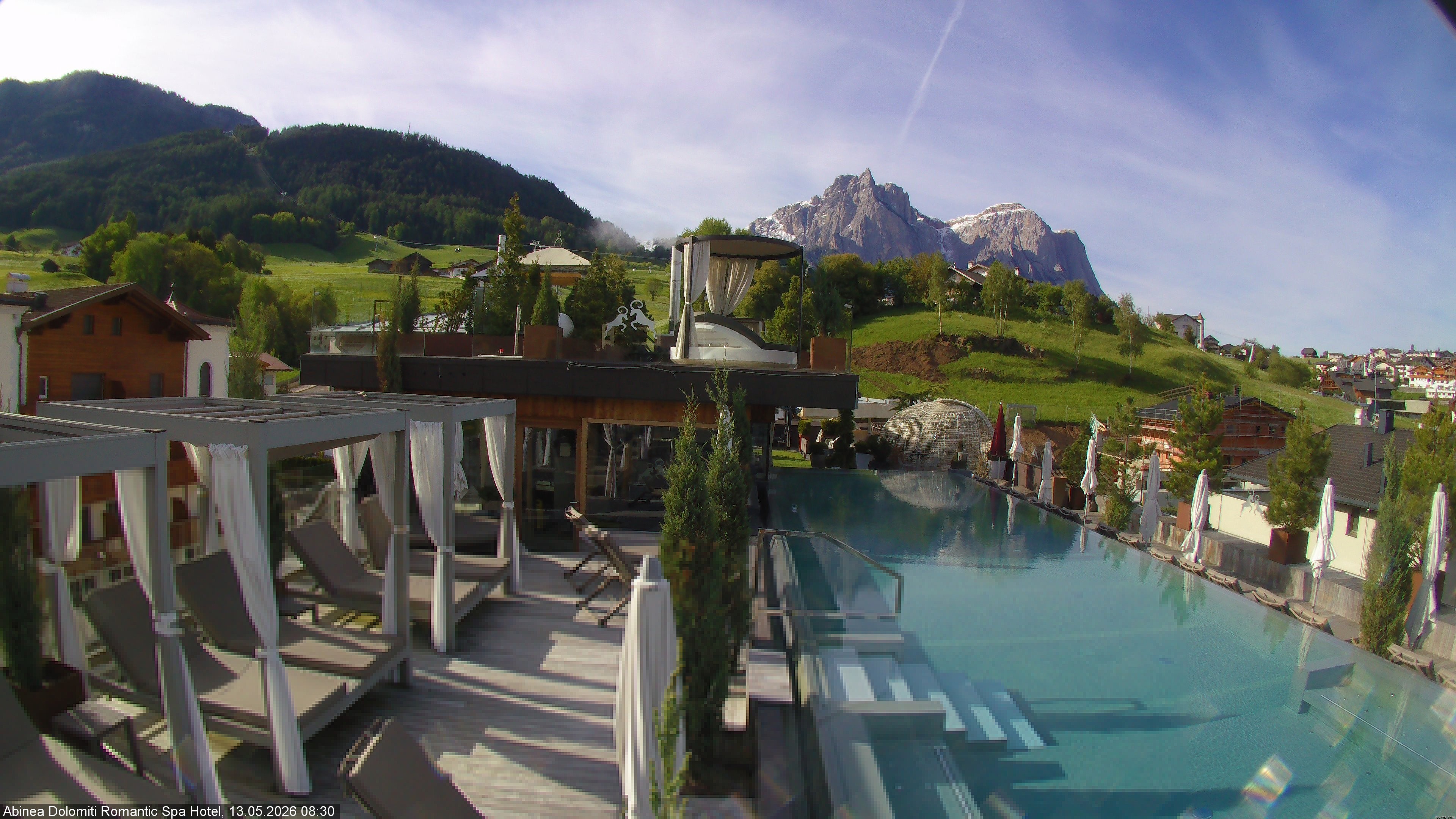 Archiv Foto Webcam Abinea Dolomiti Romantic Spa Hotel - Kastelruth
