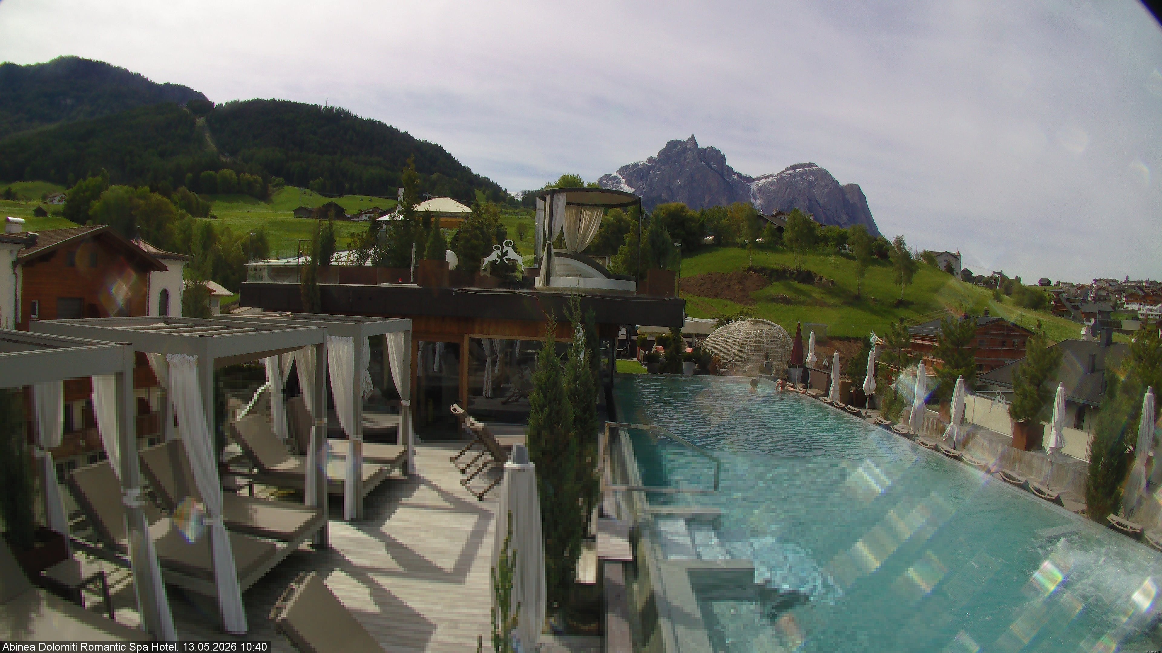 Archiv Foto Webcam Abinea Dolomiti Romantic Spa Hotel - Kastelruth