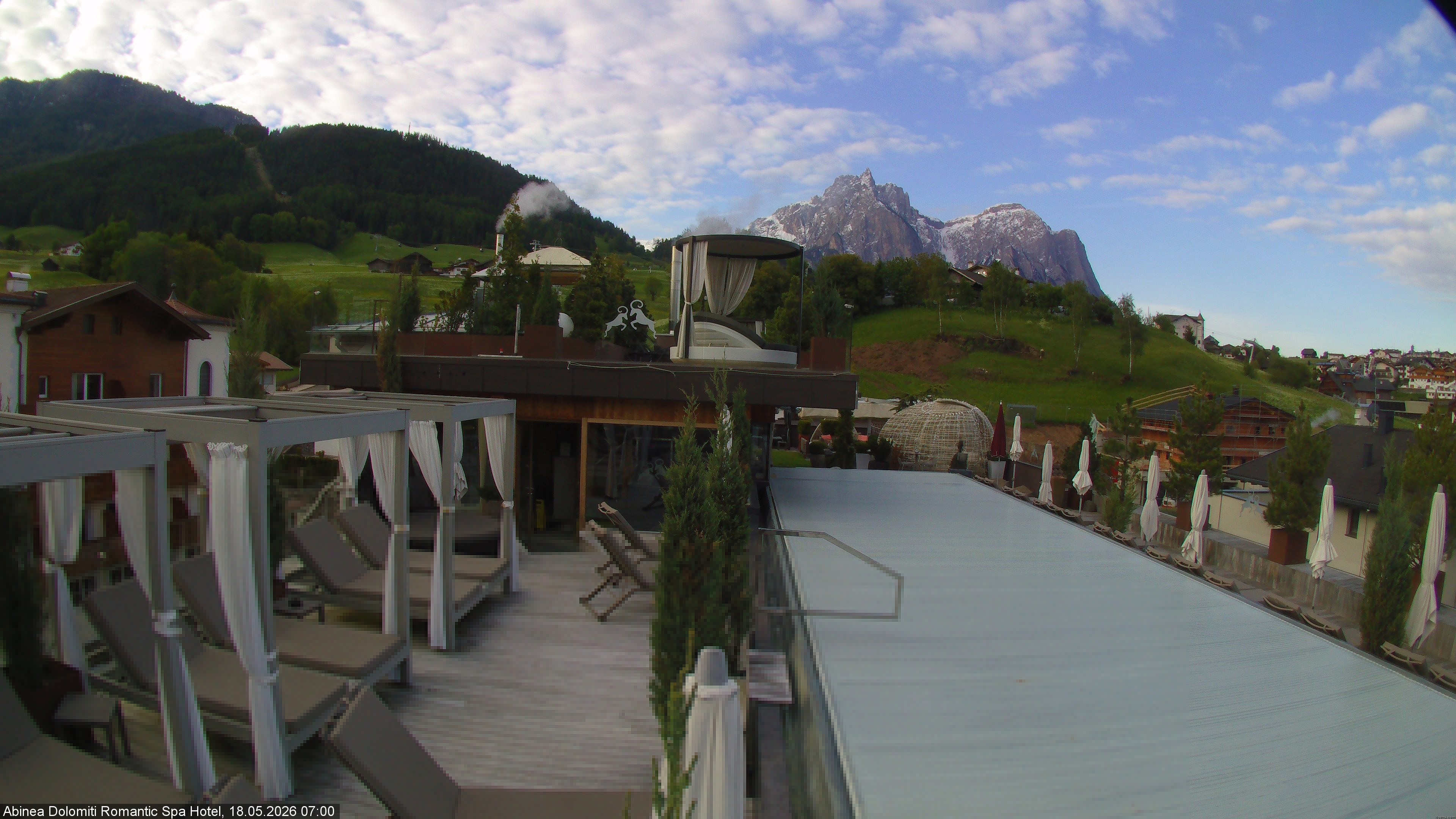 Archiv Foto Webcam Abinea Dolomiti Romantic Spa Hotel - Kastelruth
