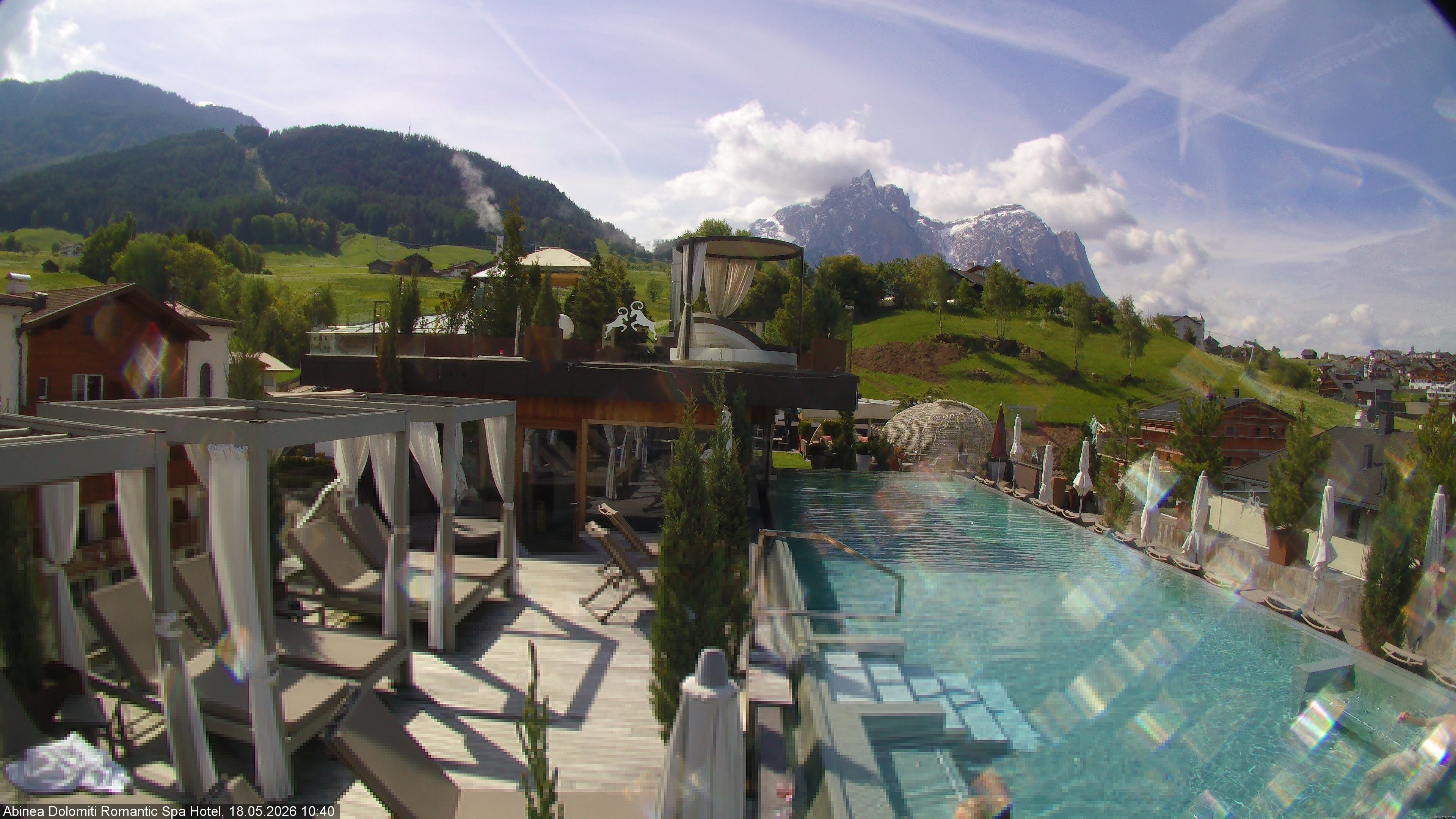 Archiv Foto Webcam Abinea Dolomiti Romantic Spa Hotel - Kastelruth