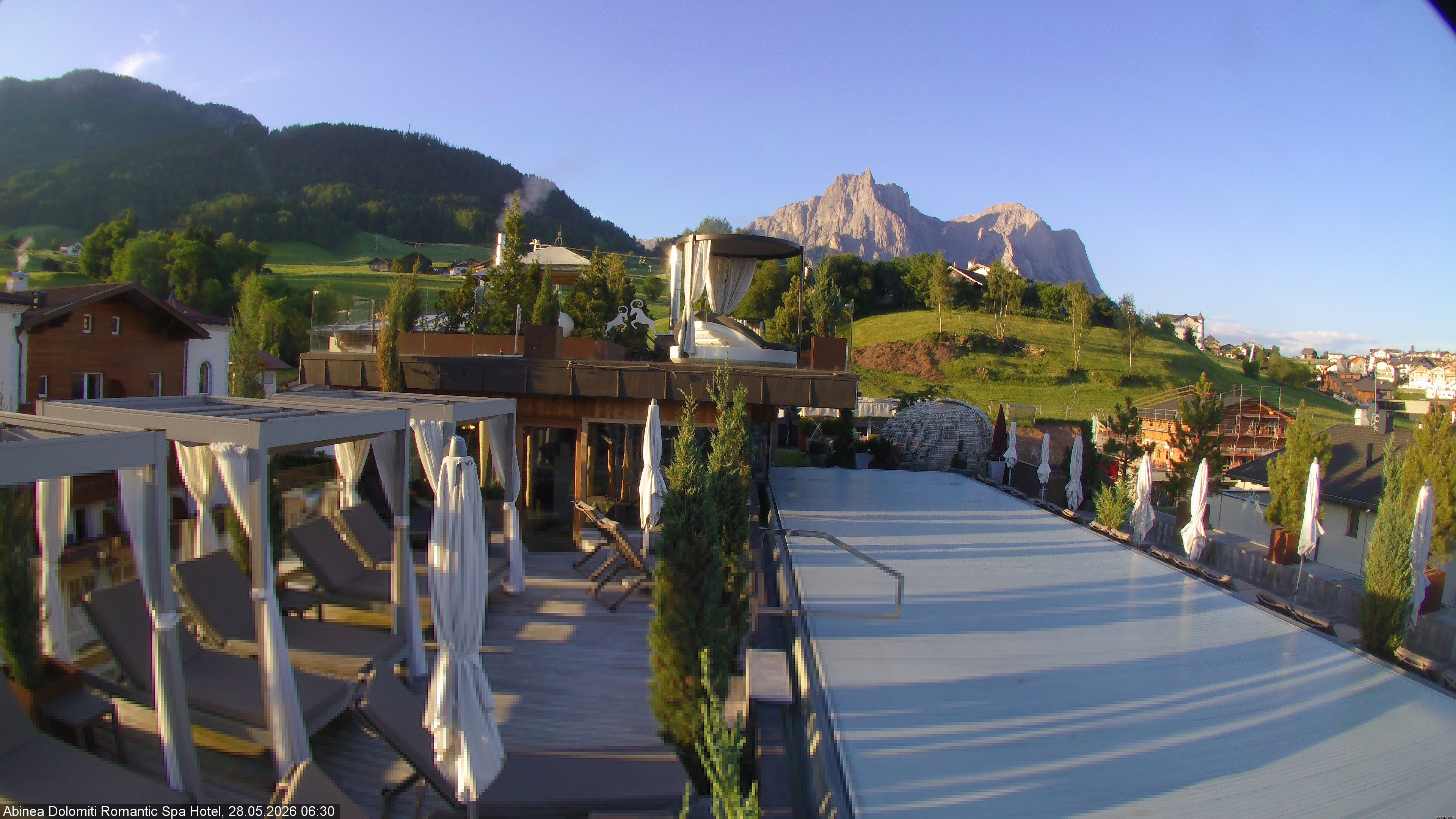 Archiv Foto Webcam Abinea Dolomiti Romantic Spa Hotel - Kastelruth