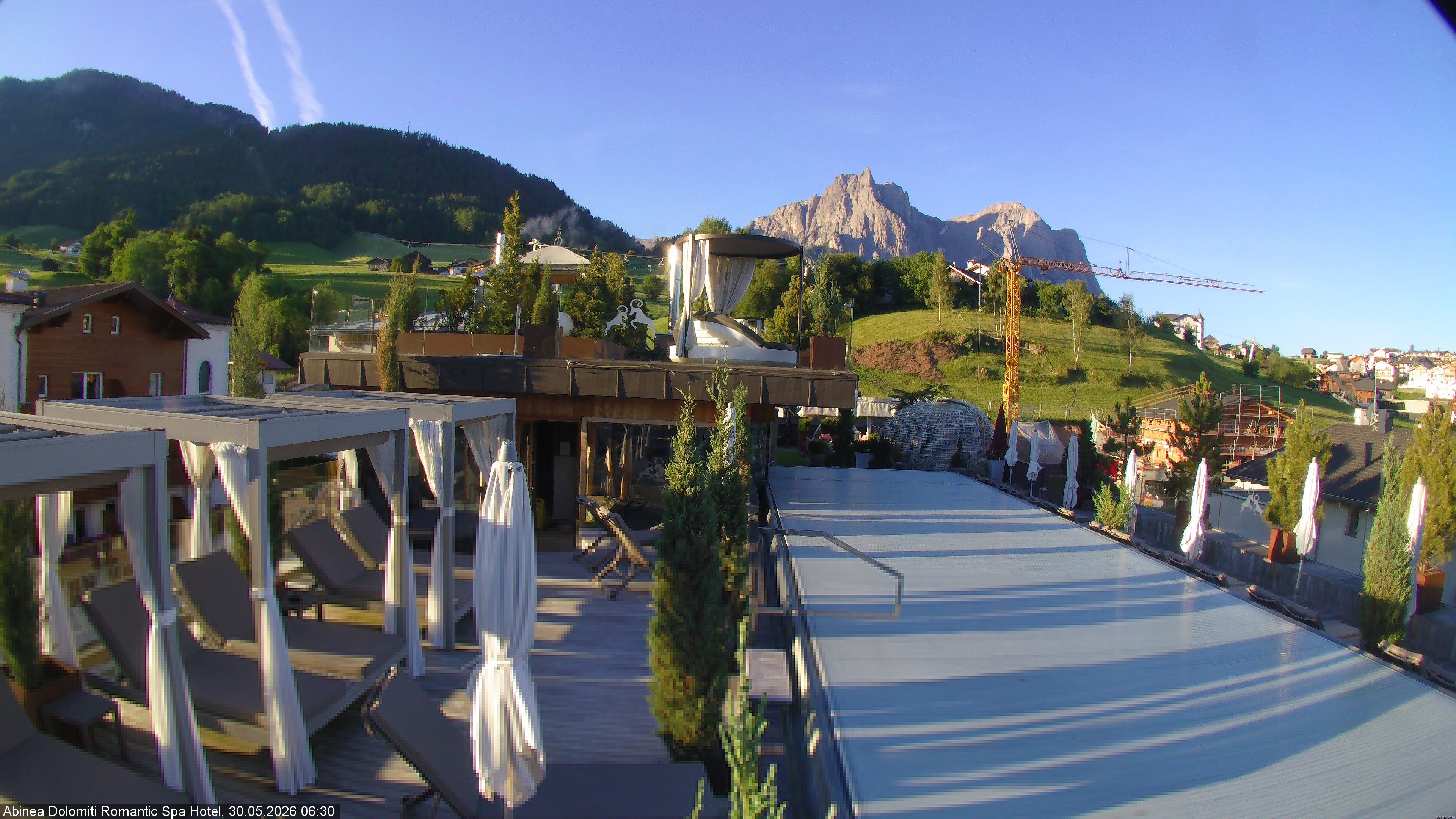 Archiv Foto Webcam Abinea Dolomiti Romantic Spa Hotel - Kastelruth