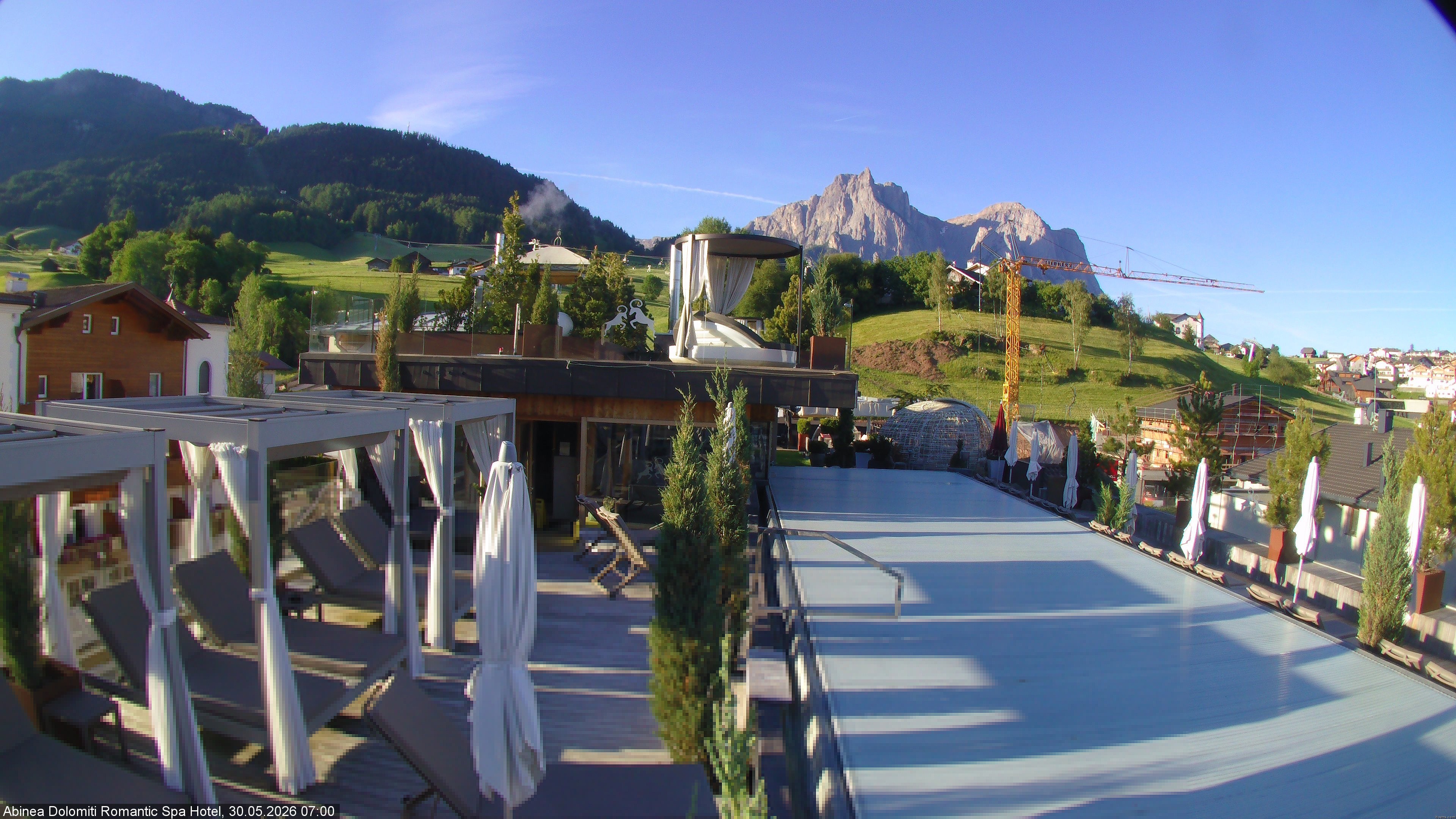 Archiv Foto Webcam Abinea Dolomiti Romantic Spa Hotel - Kastelruth