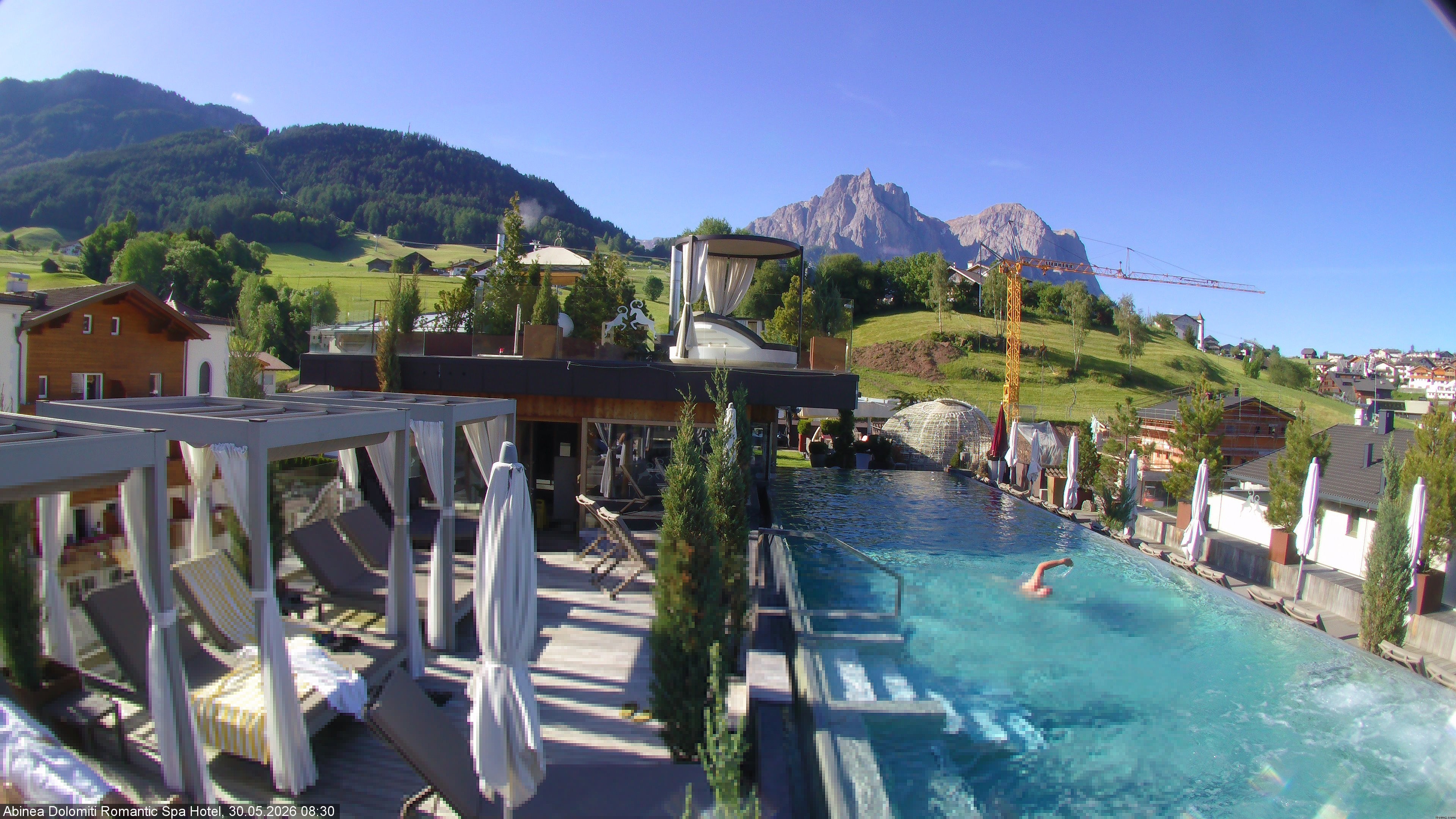 Archiv Foto Webcam Abinea Dolomiti Romantic Spa Hotel - Kastelruth