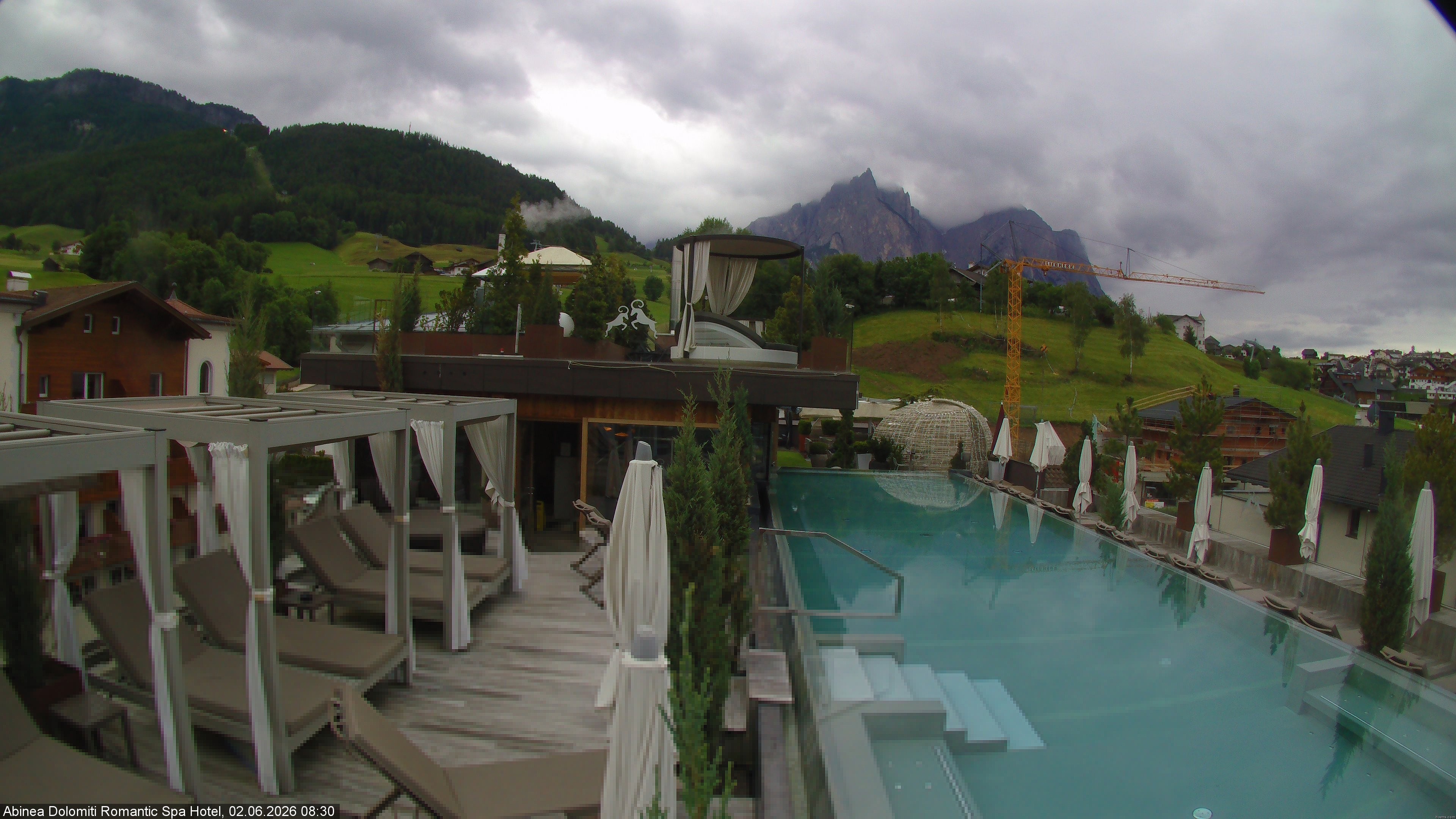Archiv Foto Webcam Abinea Dolomiti Romantic Spa Hotel - Kastelruth
