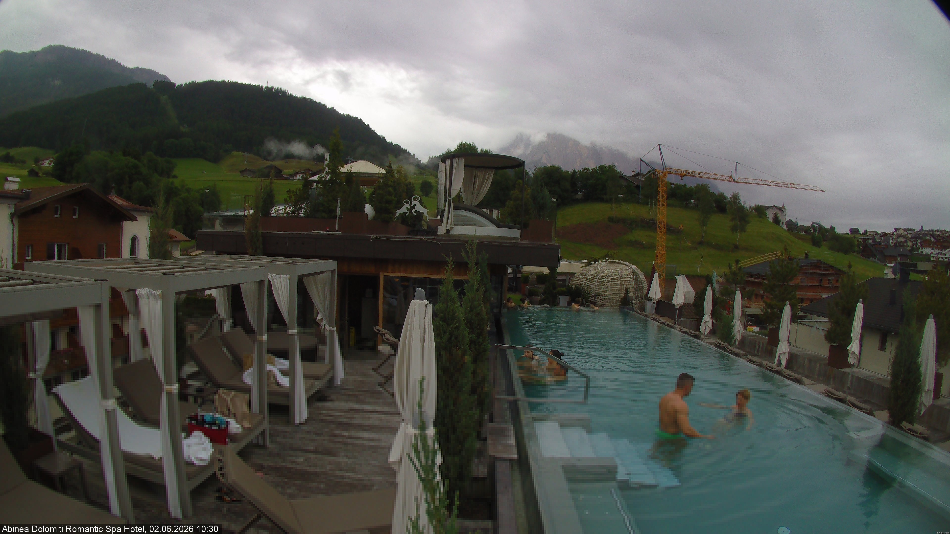 Archiv Foto Webcam Abinea Dolomiti Romantic Spa Hotel - Kastelruth