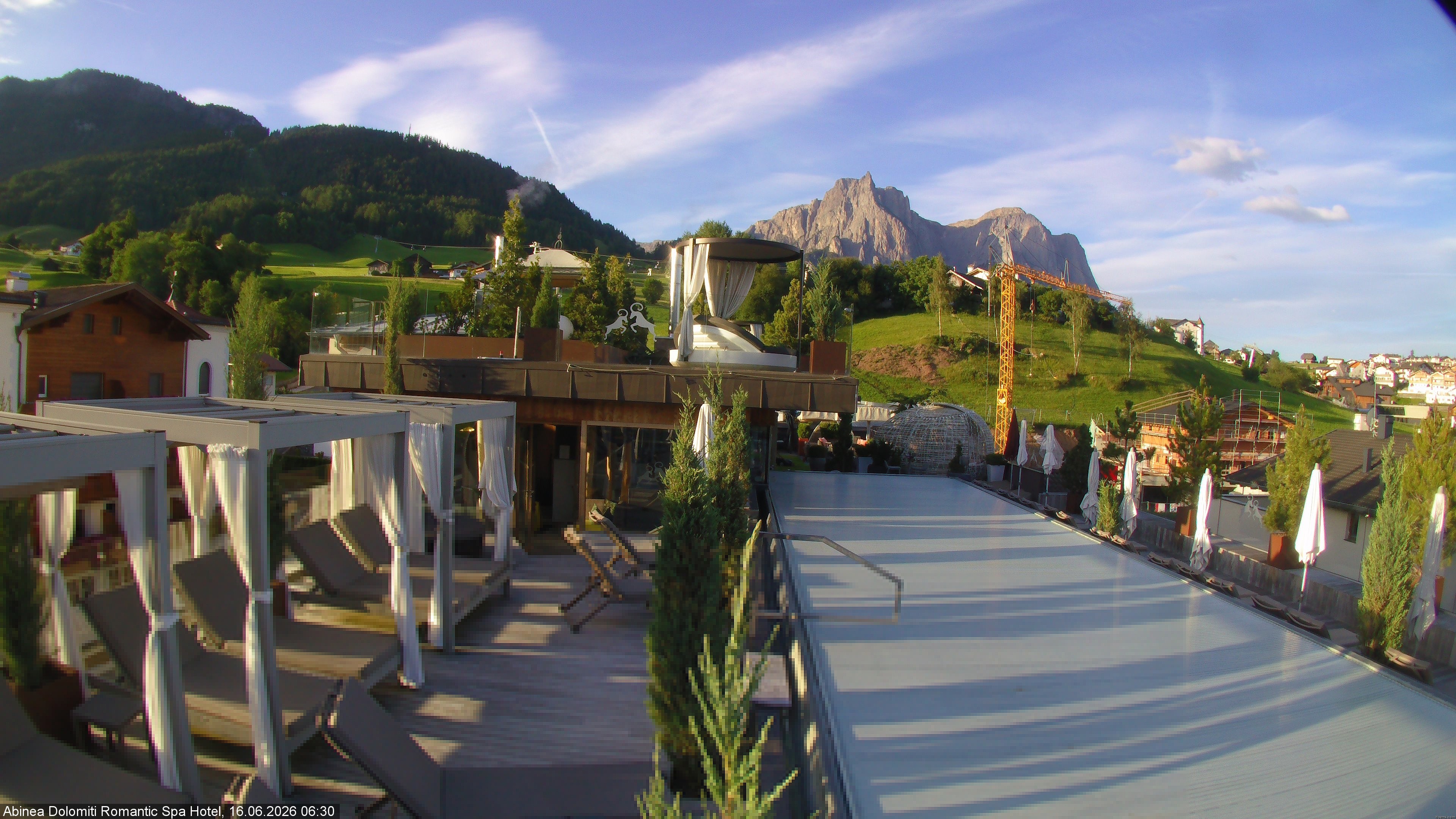 Archiv Foto Webcam Abinea Dolomiti Romantic Spa Hotel - Kastelruth