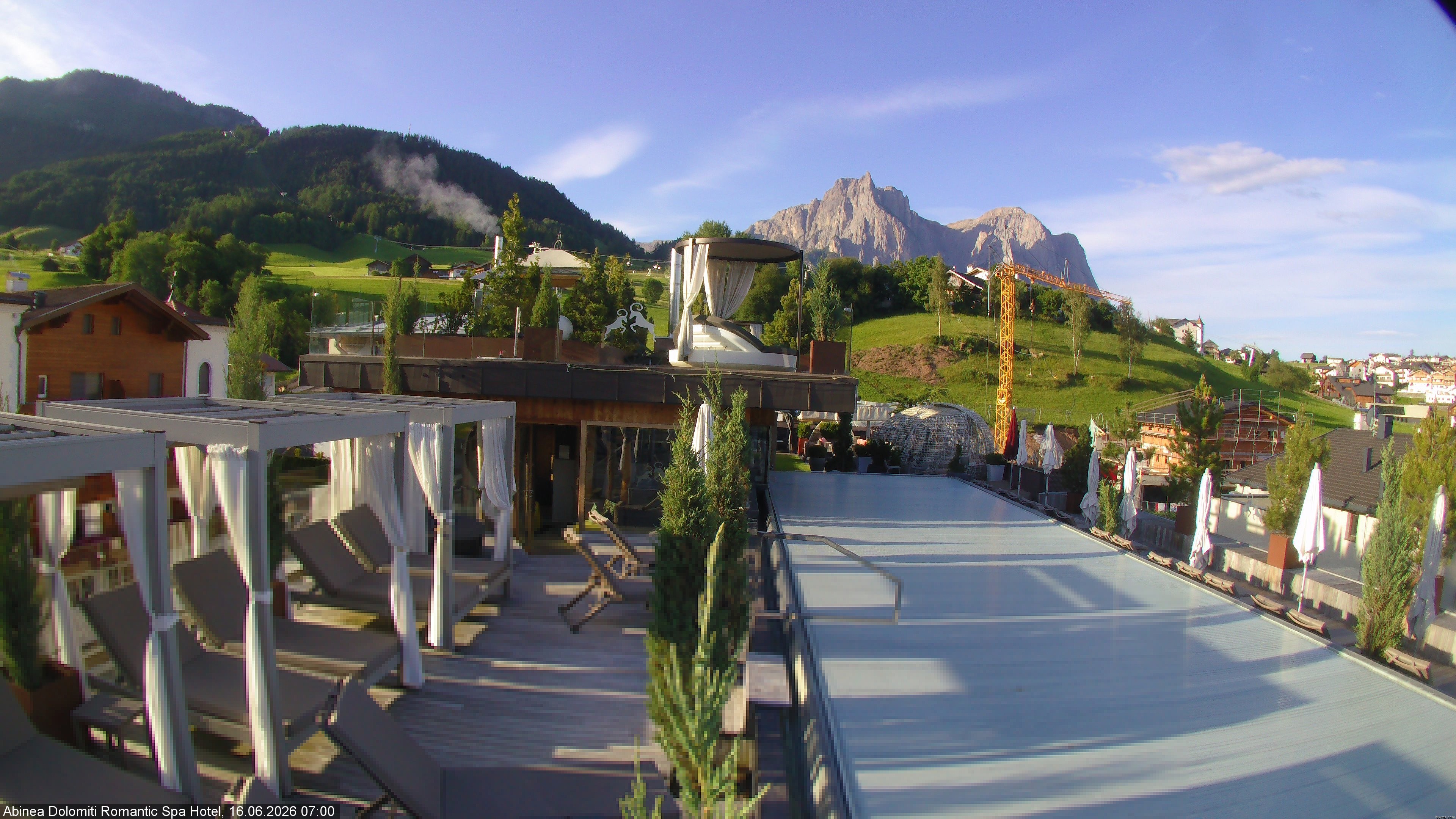Archiv Foto Webcam Abinea Dolomiti Romantic Spa Hotel - Kastelruth