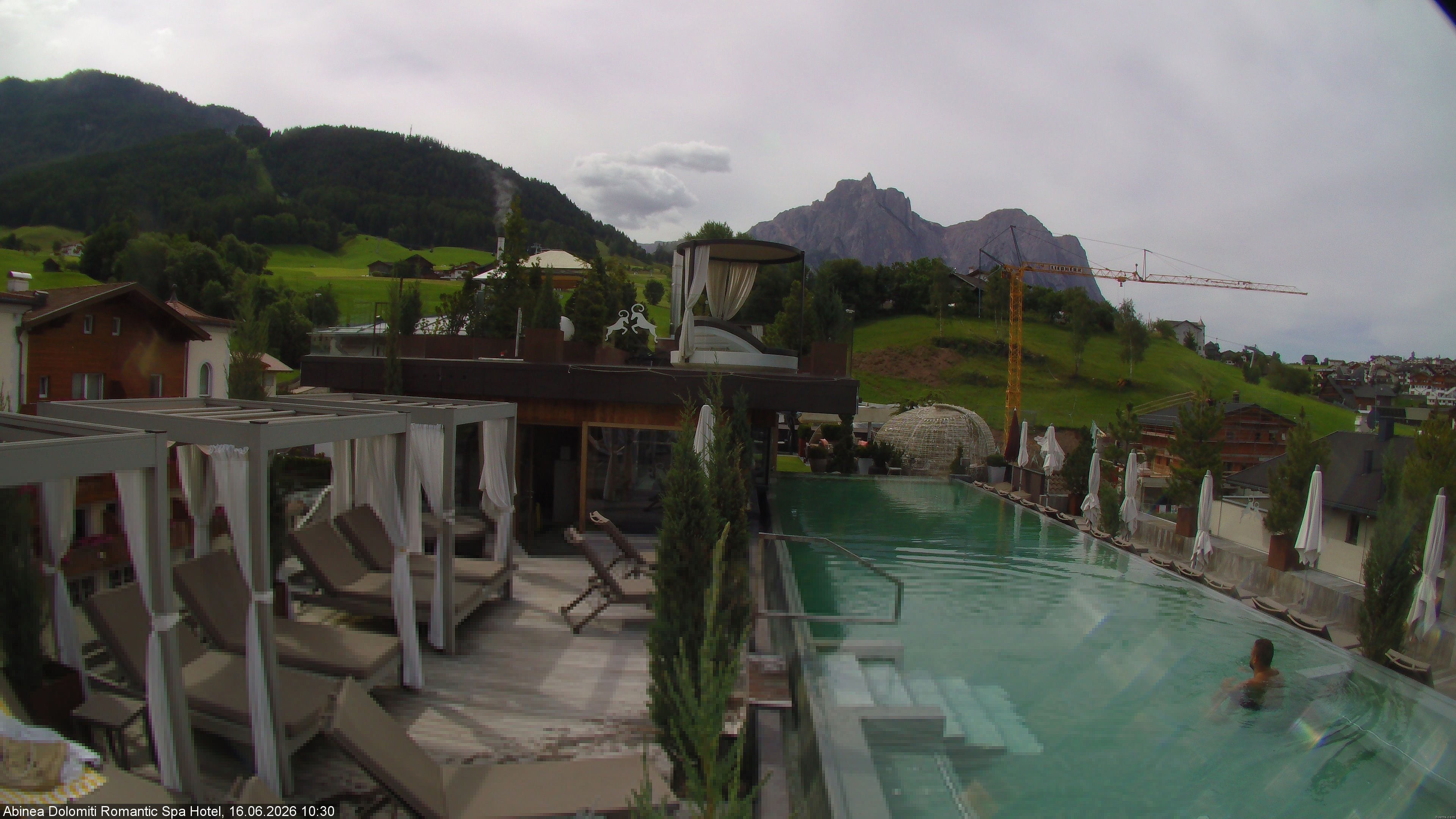 Archiv Foto Webcam Abinea Dolomiti Romantic Spa Hotel - Kastelruth