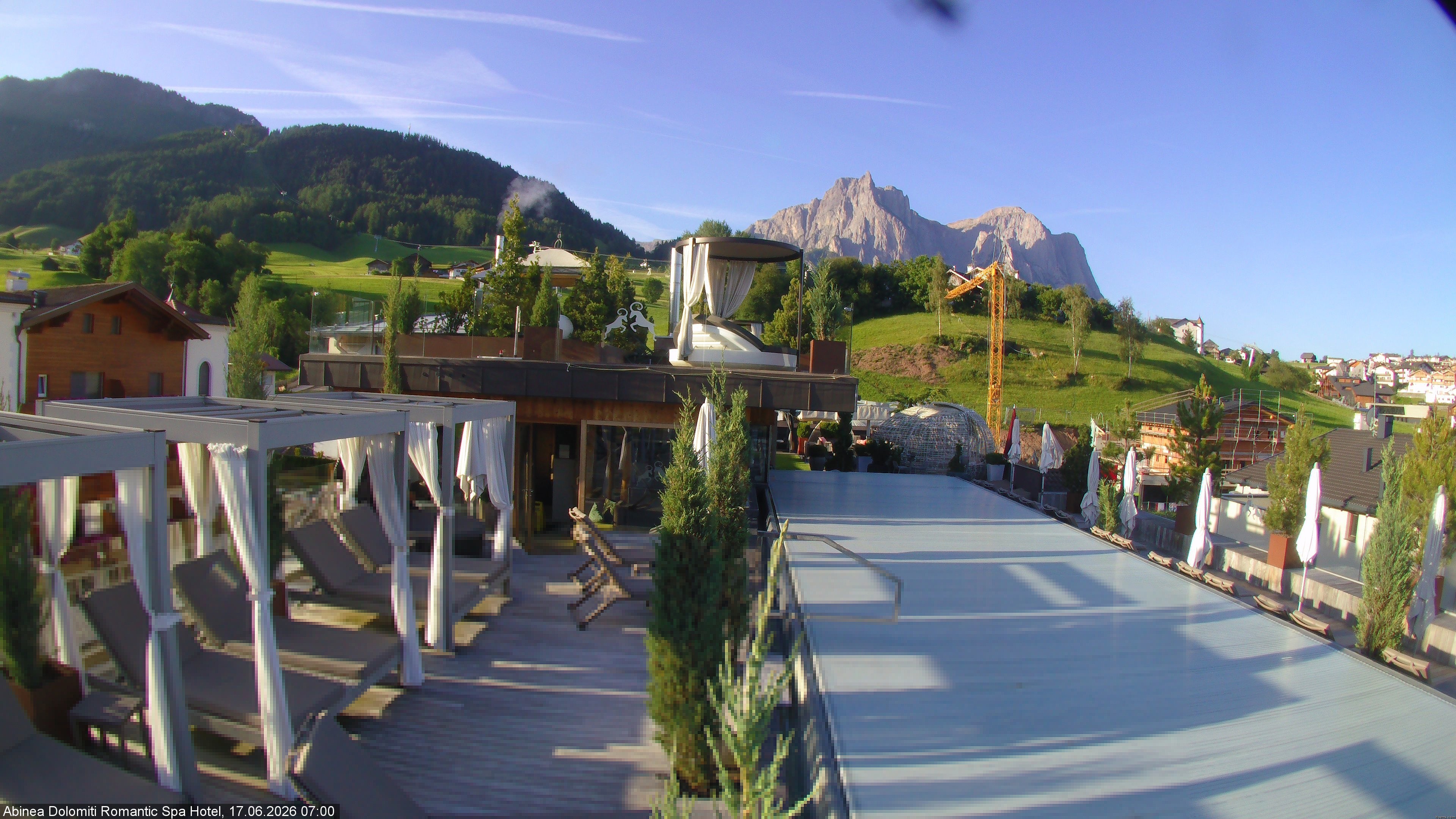 Archiv Foto Webcam Abinea Dolomiti Romantic Spa Hotel - Kastelruth