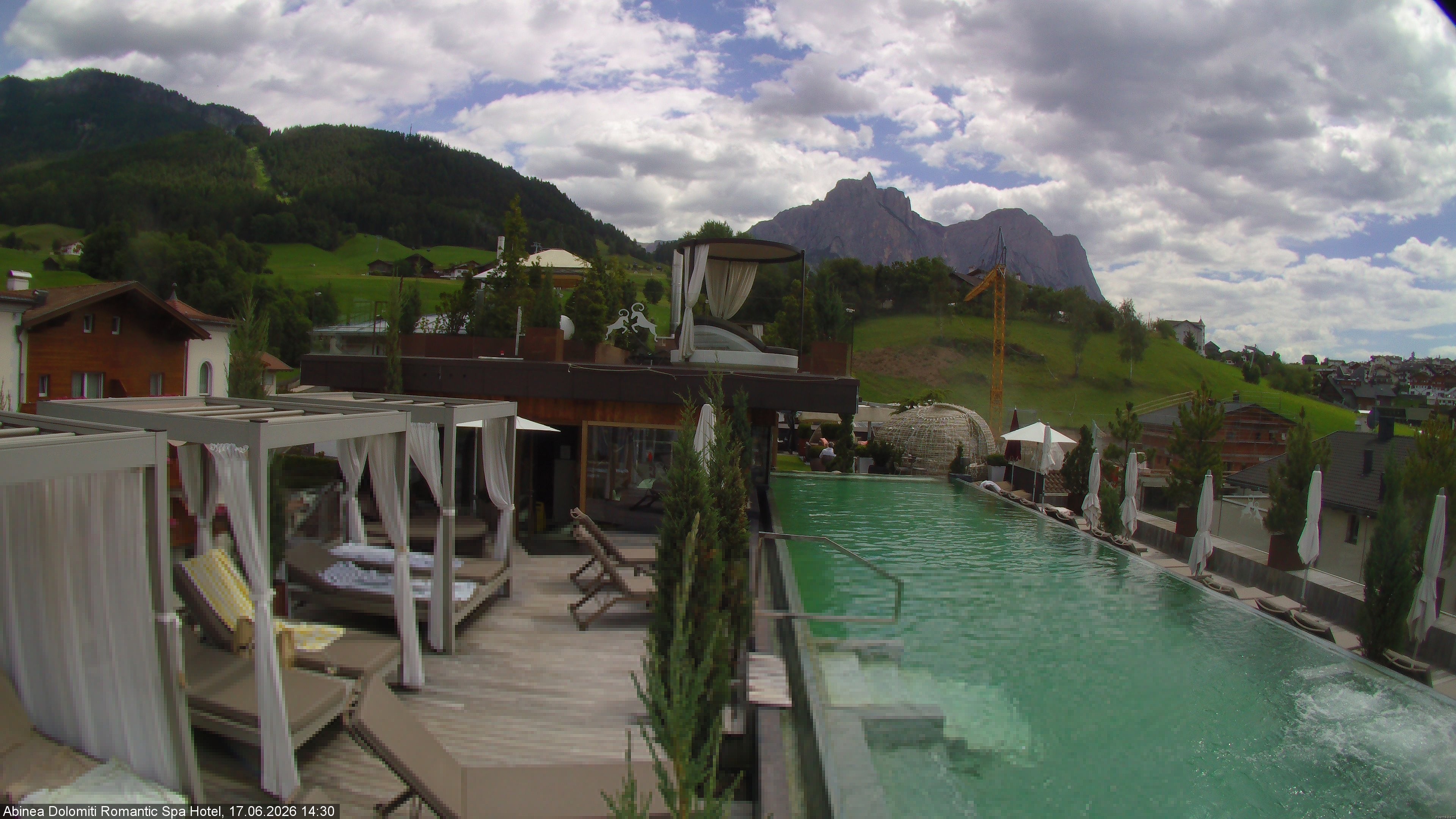 Archiv Foto Webcam Abinea Dolomiti Romantic Spa Hotel - Kastelruth