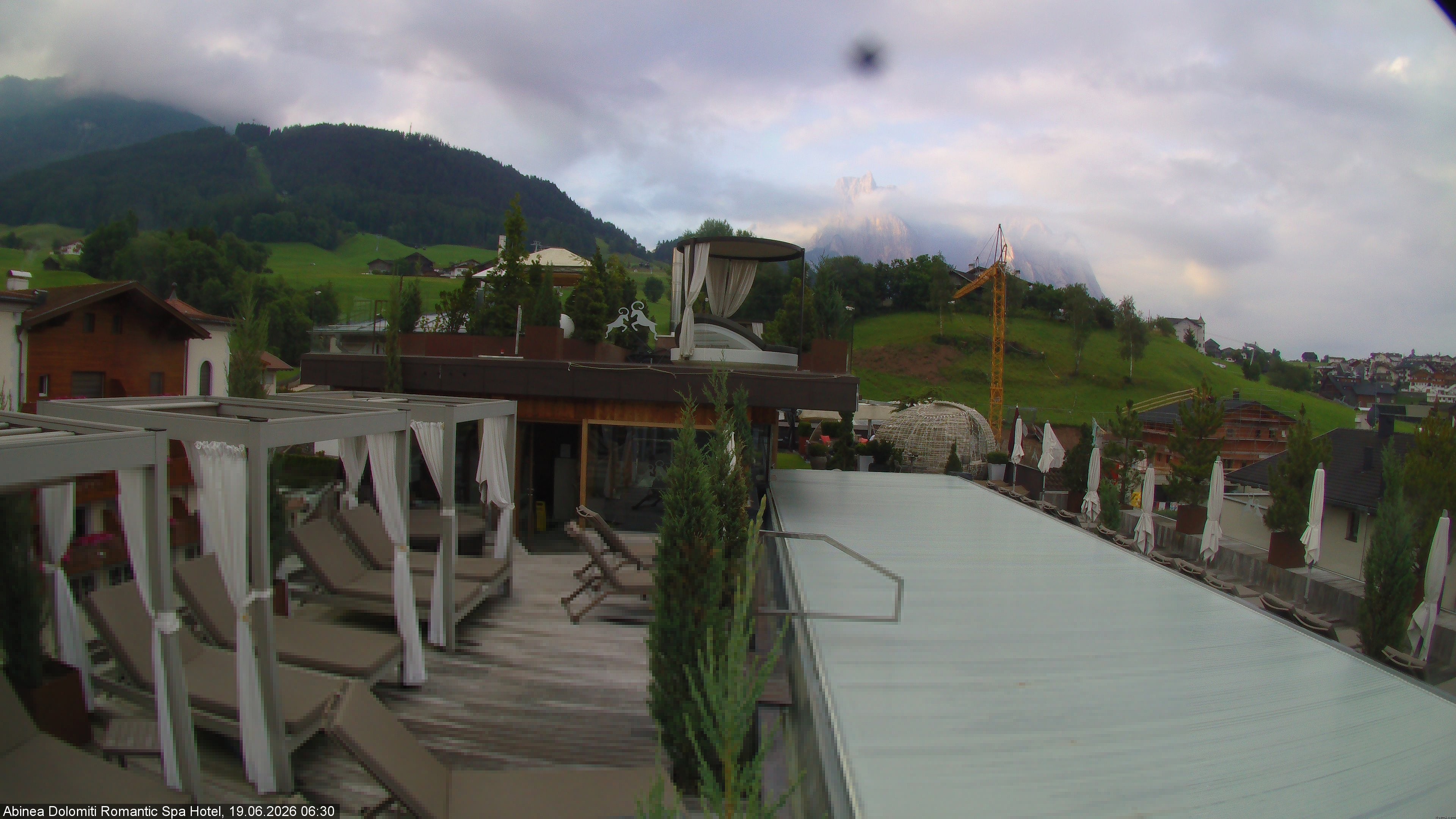 Archiv Foto Webcam Abinea Dolomiti Romantic Spa Hotel - Kastelruth