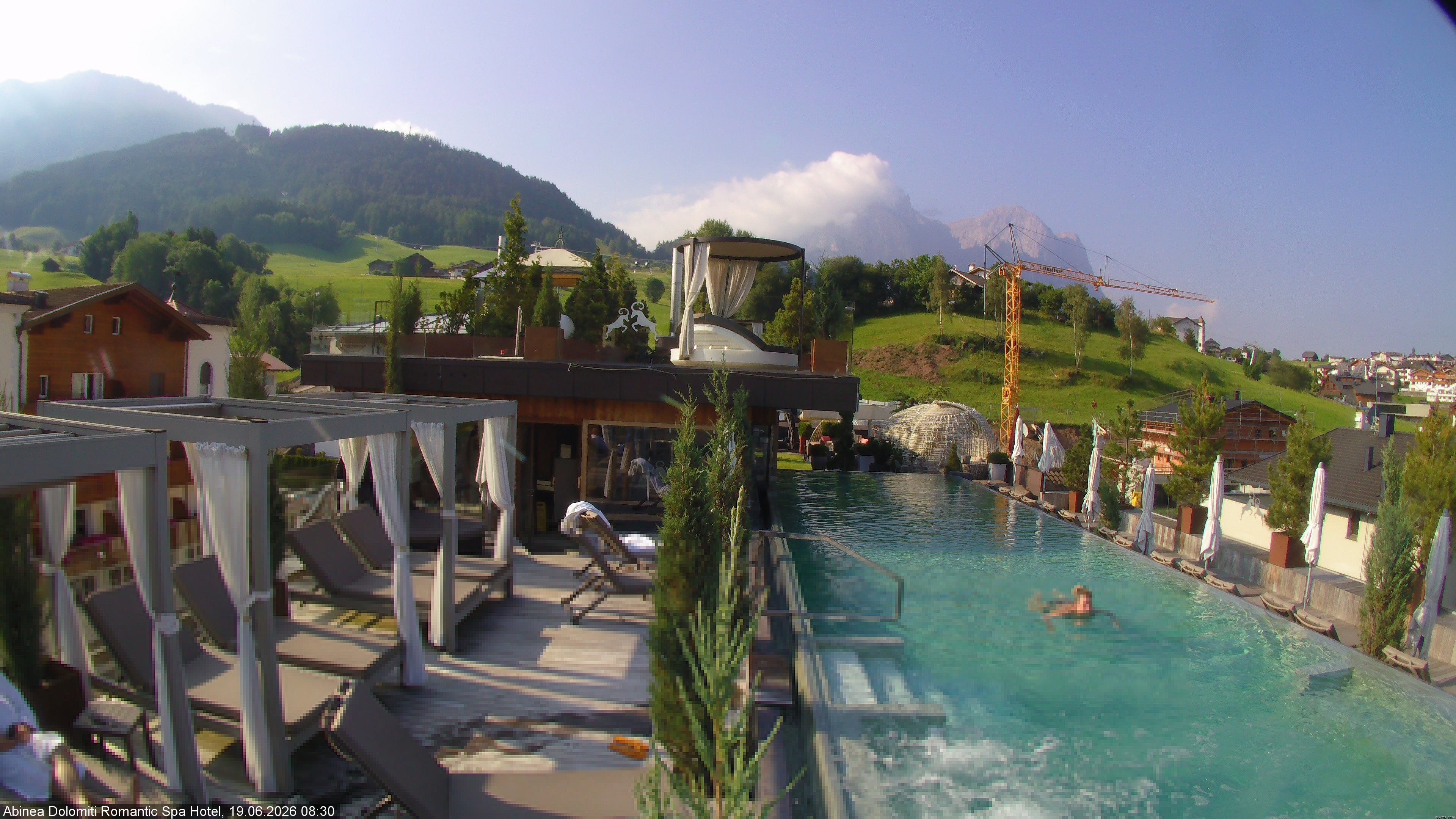 Archiv Foto Webcam Abinea Dolomiti Romantic Spa Hotel - Kastelruth