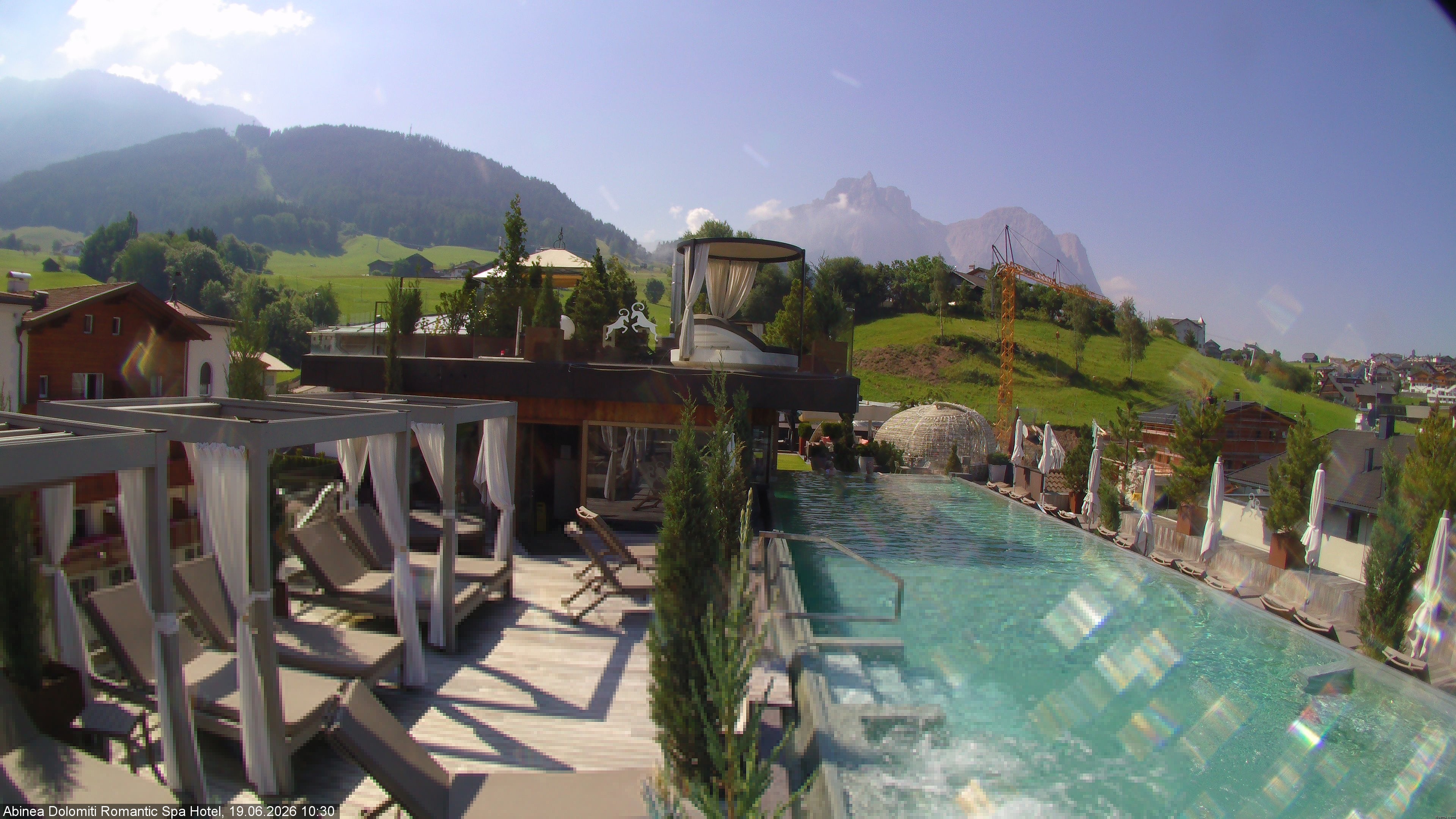 Archiv Foto Webcam Abinea Dolomiti Romantic Spa Hotel - Kastelruth