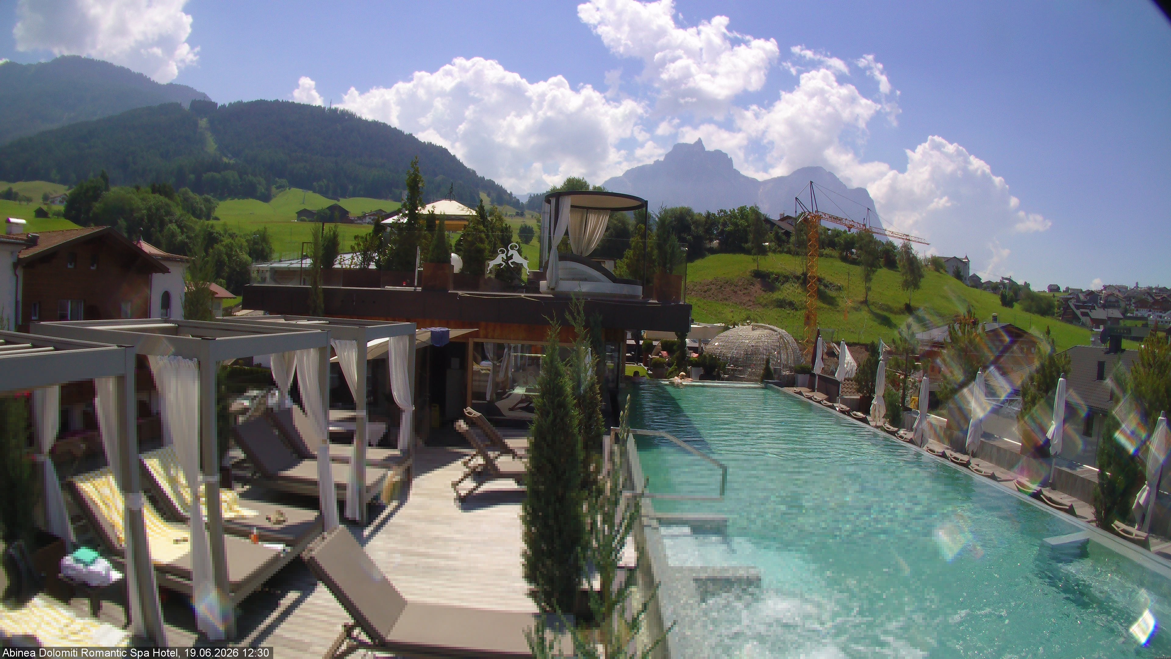 Archiv Foto Webcam Abinea Dolomiti Romantic Spa Hotel - Kastelruth