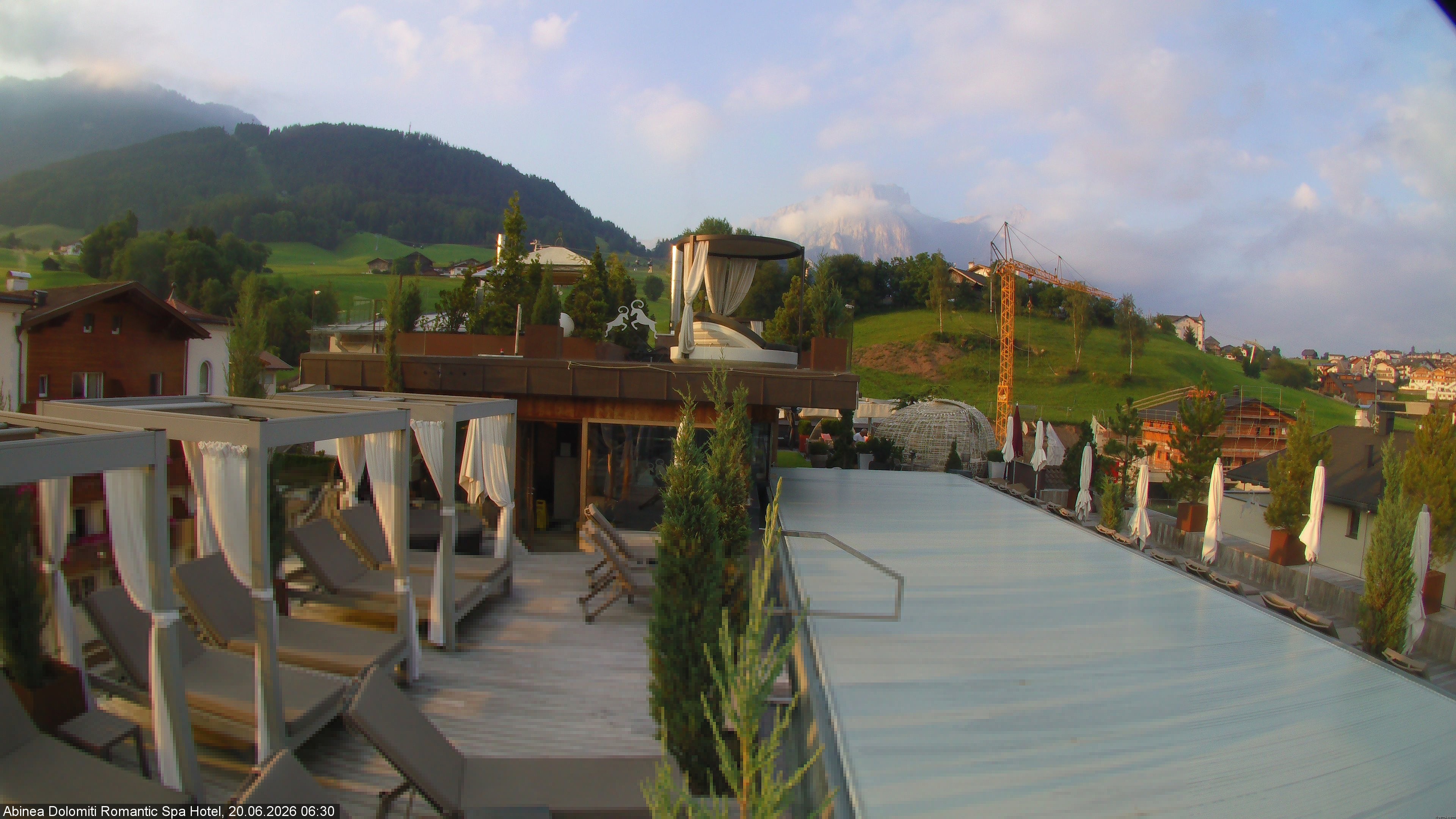 Archiv Foto Webcam Abinea Dolomiti Romantic Spa Hotel - Kastelruth