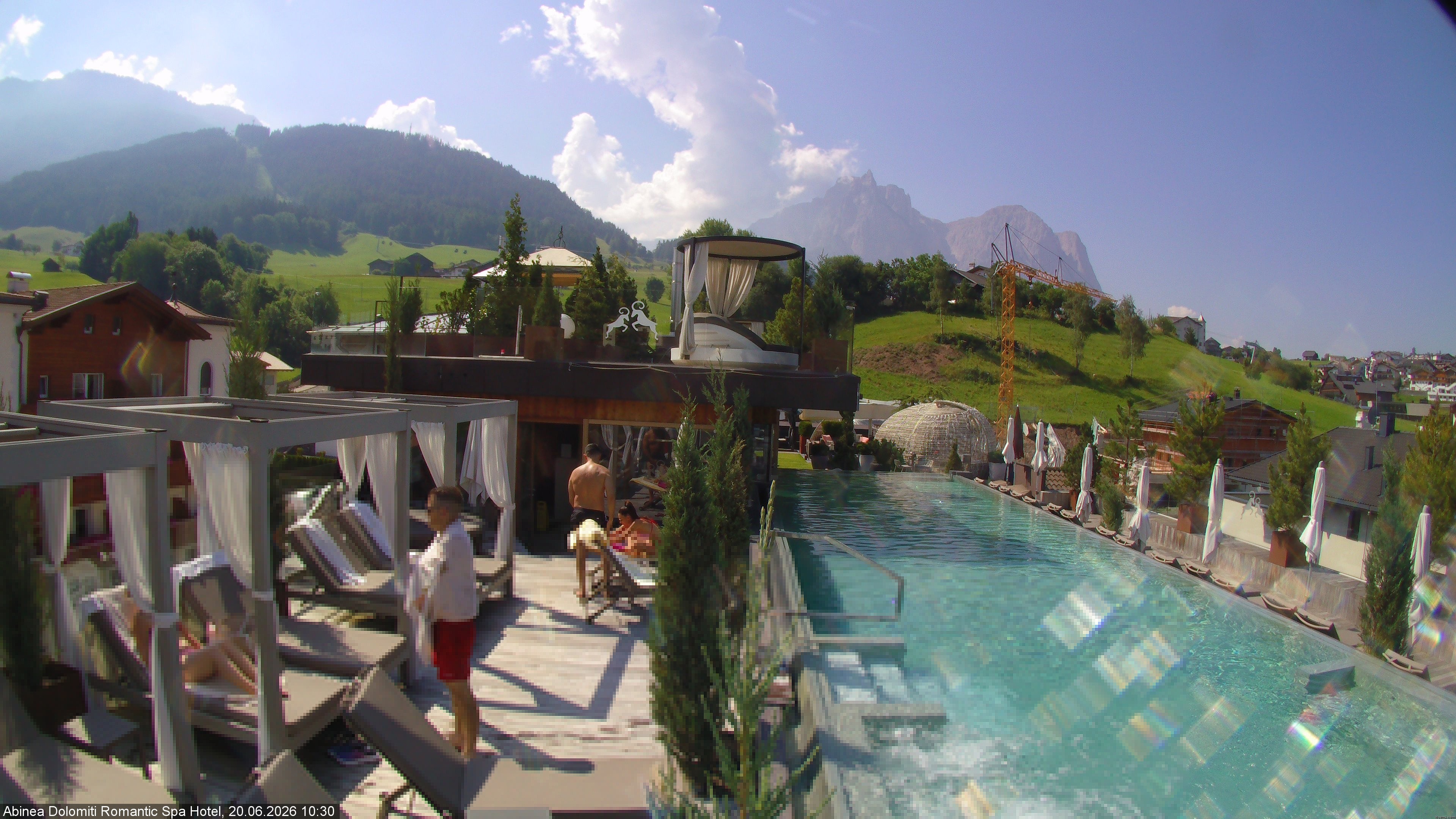 Archiv Foto Webcam Abinea Dolomiti Romantic Spa Hotel - Kastelruth