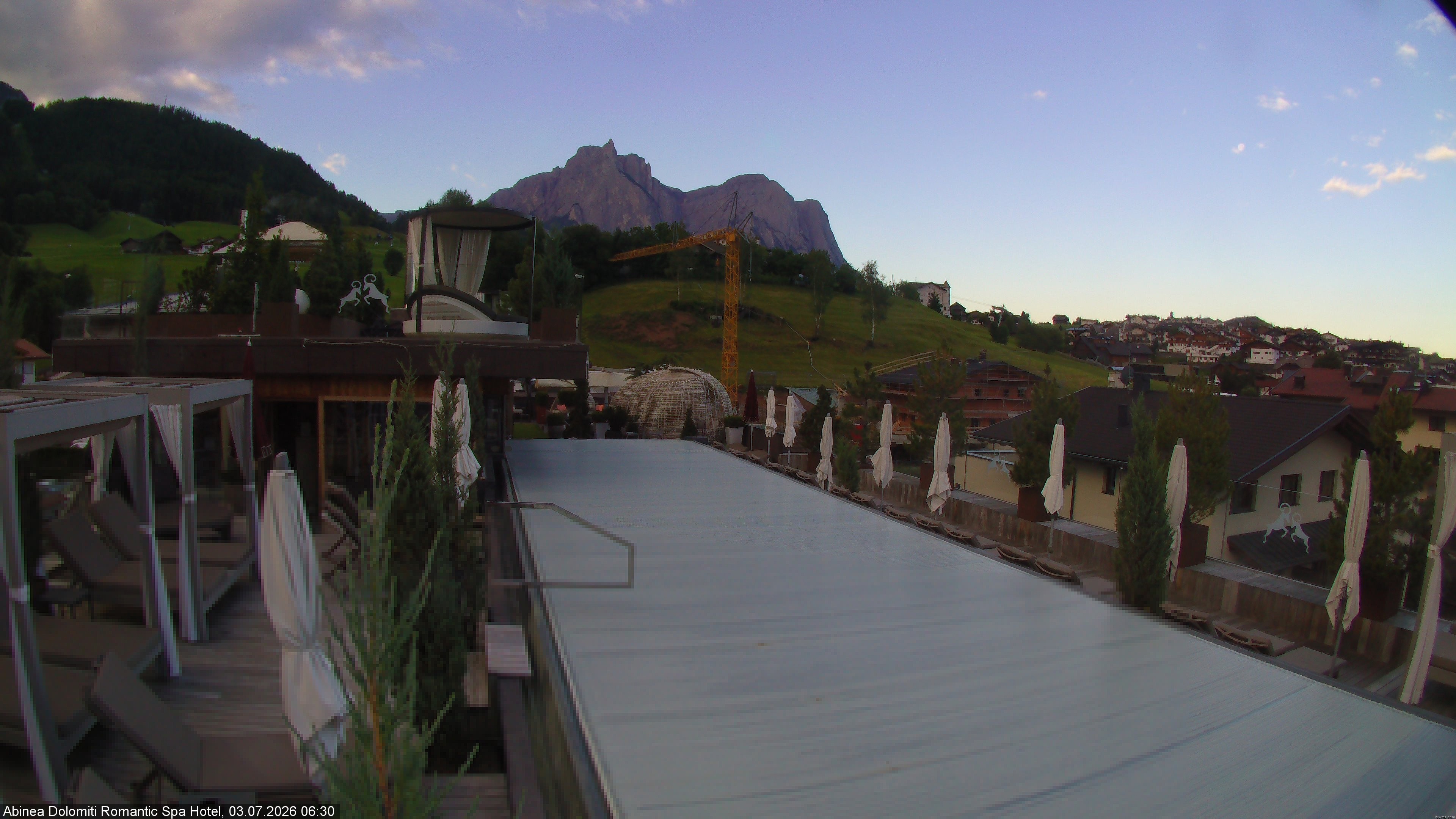 Archiv Foto Webcam Abinea Dolomiti Romantic Spa Hotel - Kastelruth