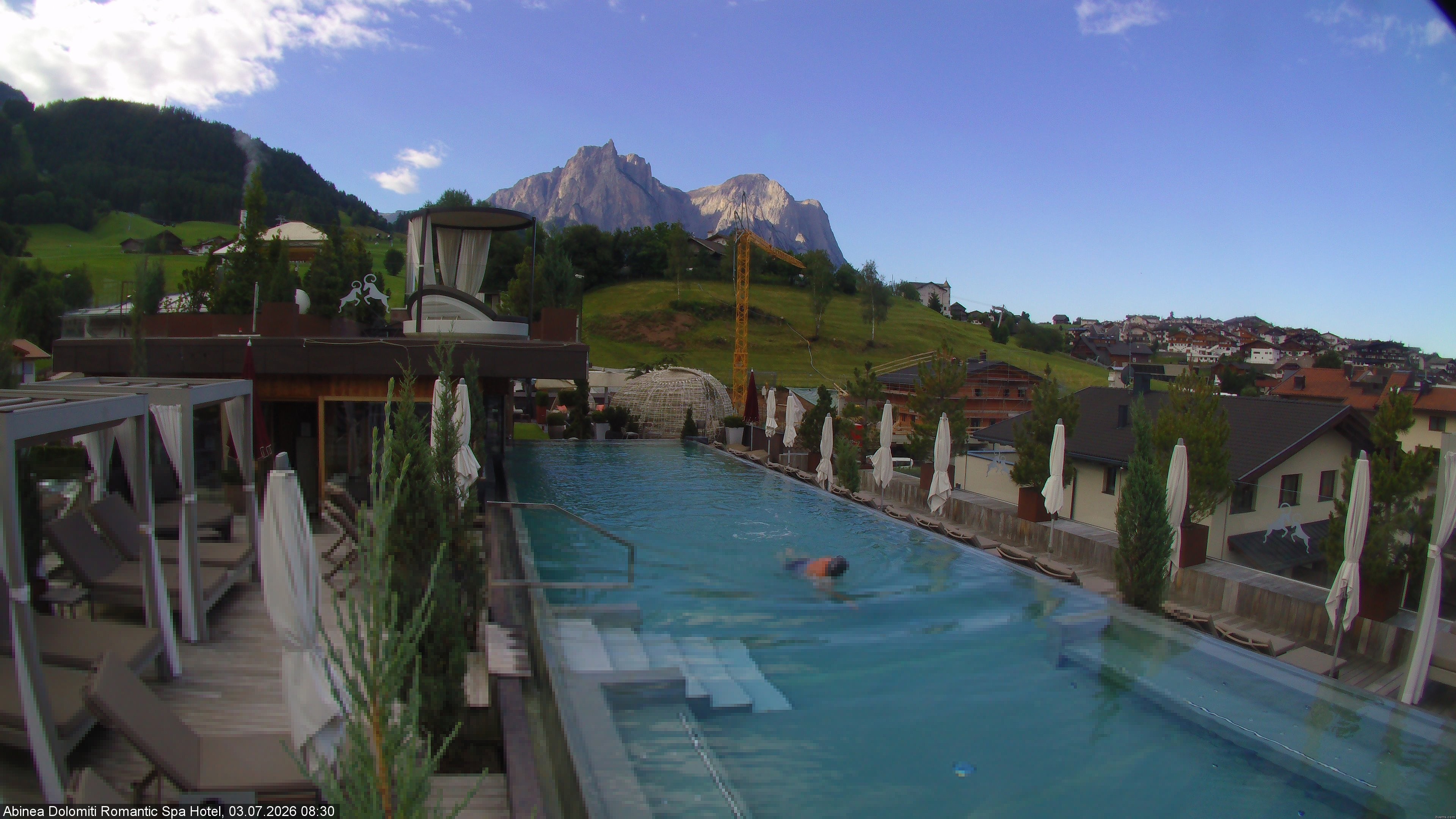 Archiv Foto Webcam Abinea Dolomiti Romantic Spa Hotel - Kastelruth