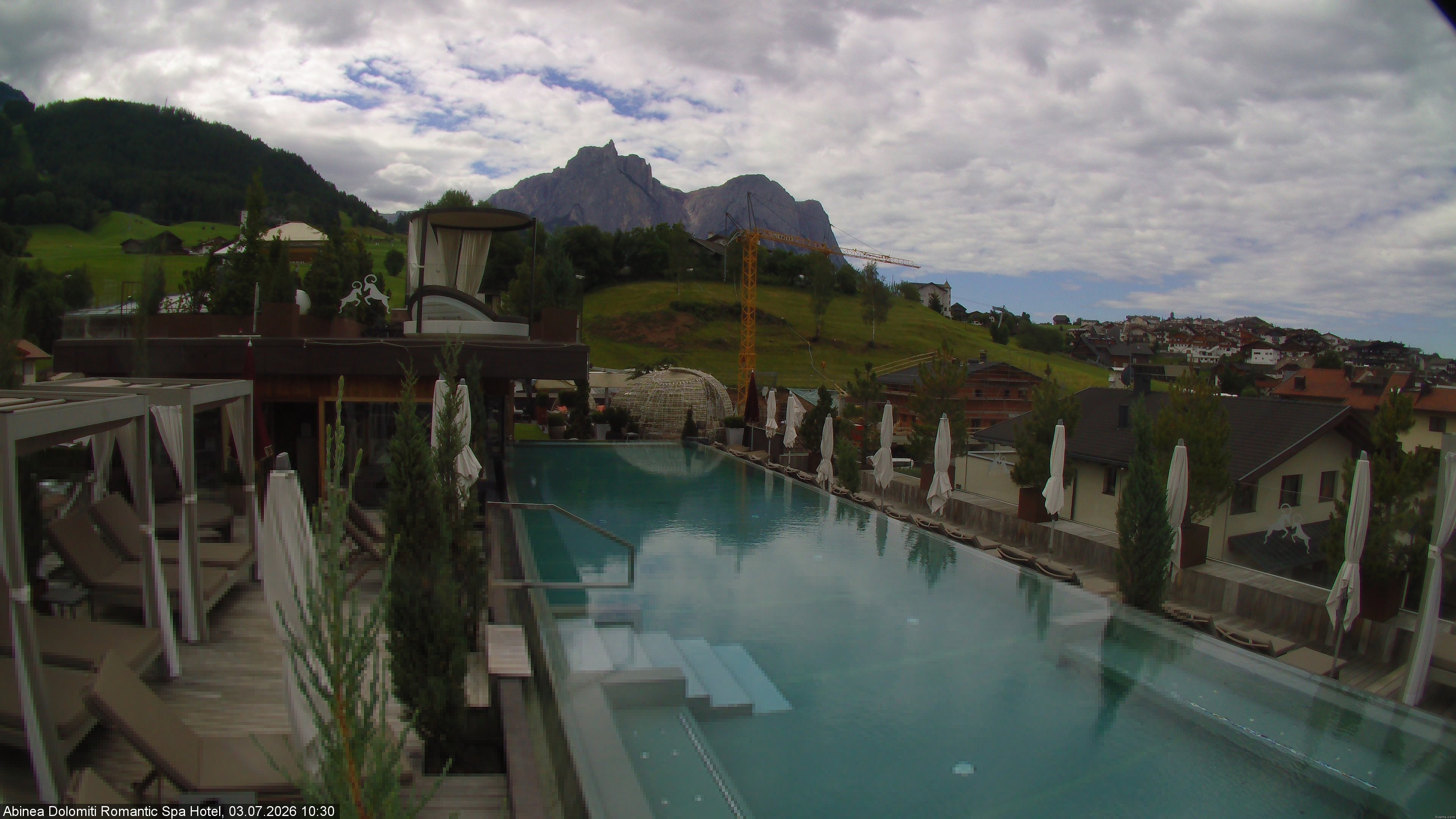Archiv Foto Webcam Abinea Dolomiti Romantic Spa Hotel - Kastelruth