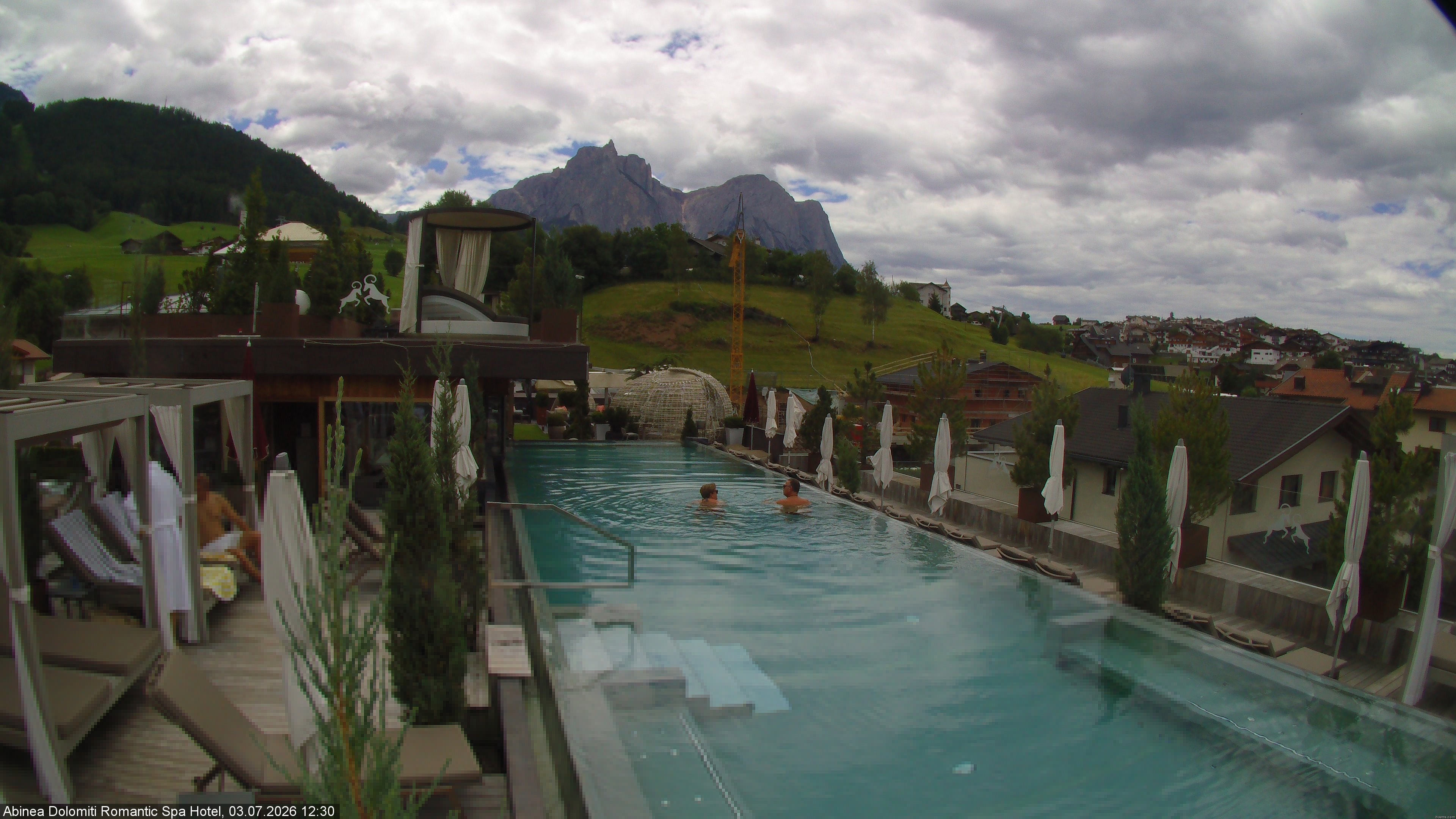 Archiv Foto Webcam Abinea Dolomiti Romantic Spa Hotel - Kastelruth