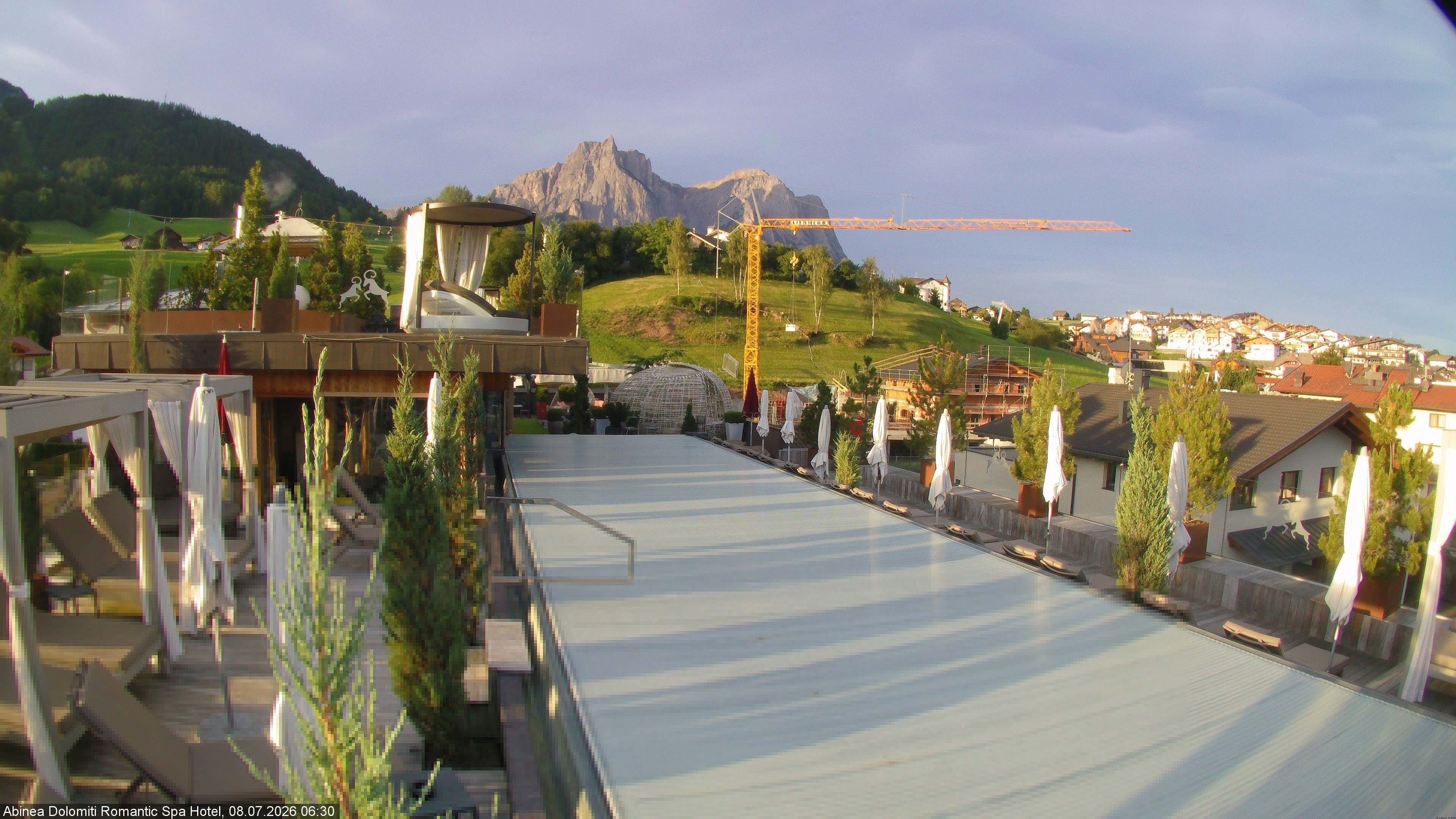 Archiv Foto Webcam Abinea Dolomiti Romantic Spa Hotel - Kastelruth