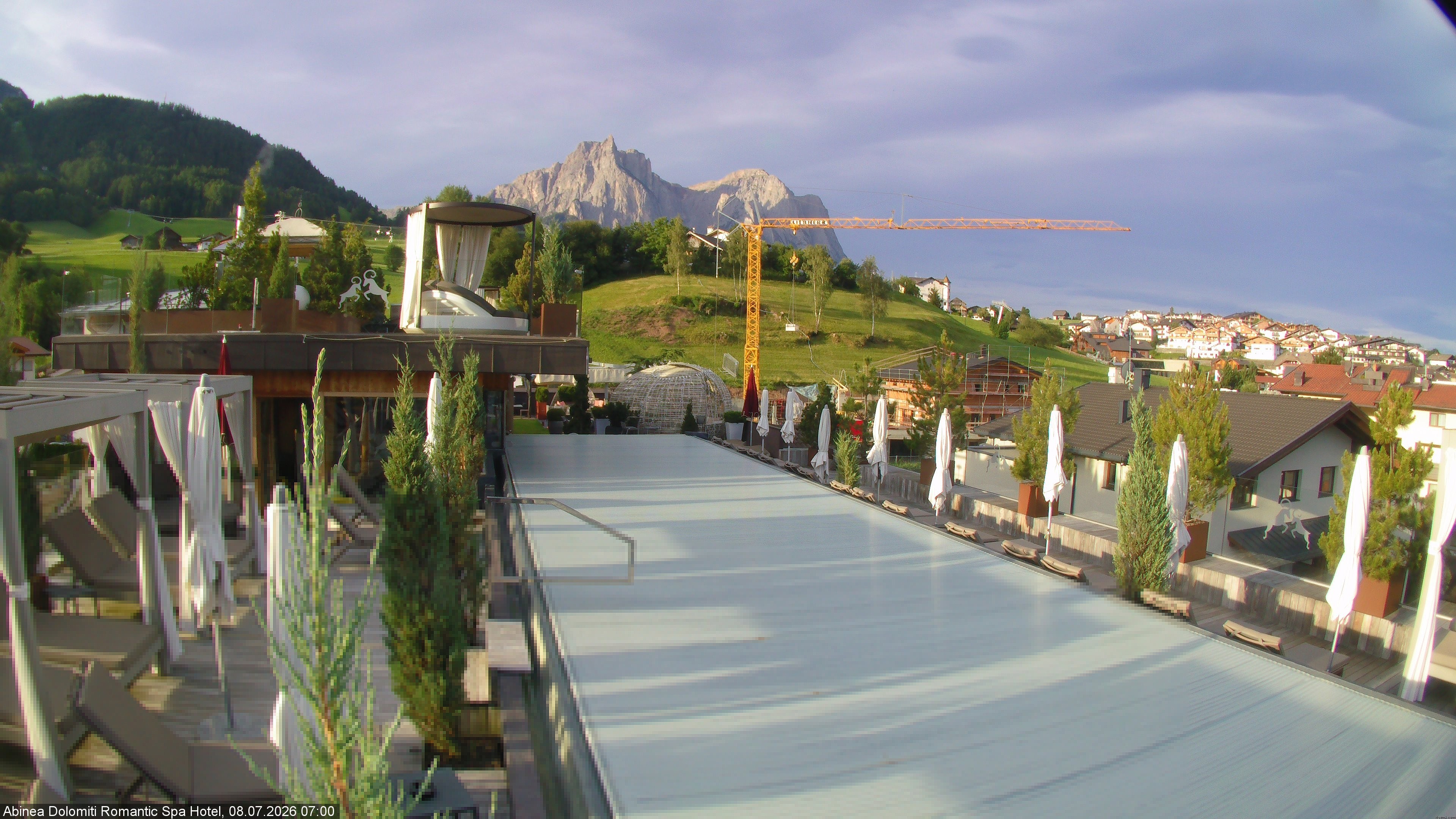Archiv Foto Webcam Abinea Dolomiti Romantic Spa Hotel - Kastelruth