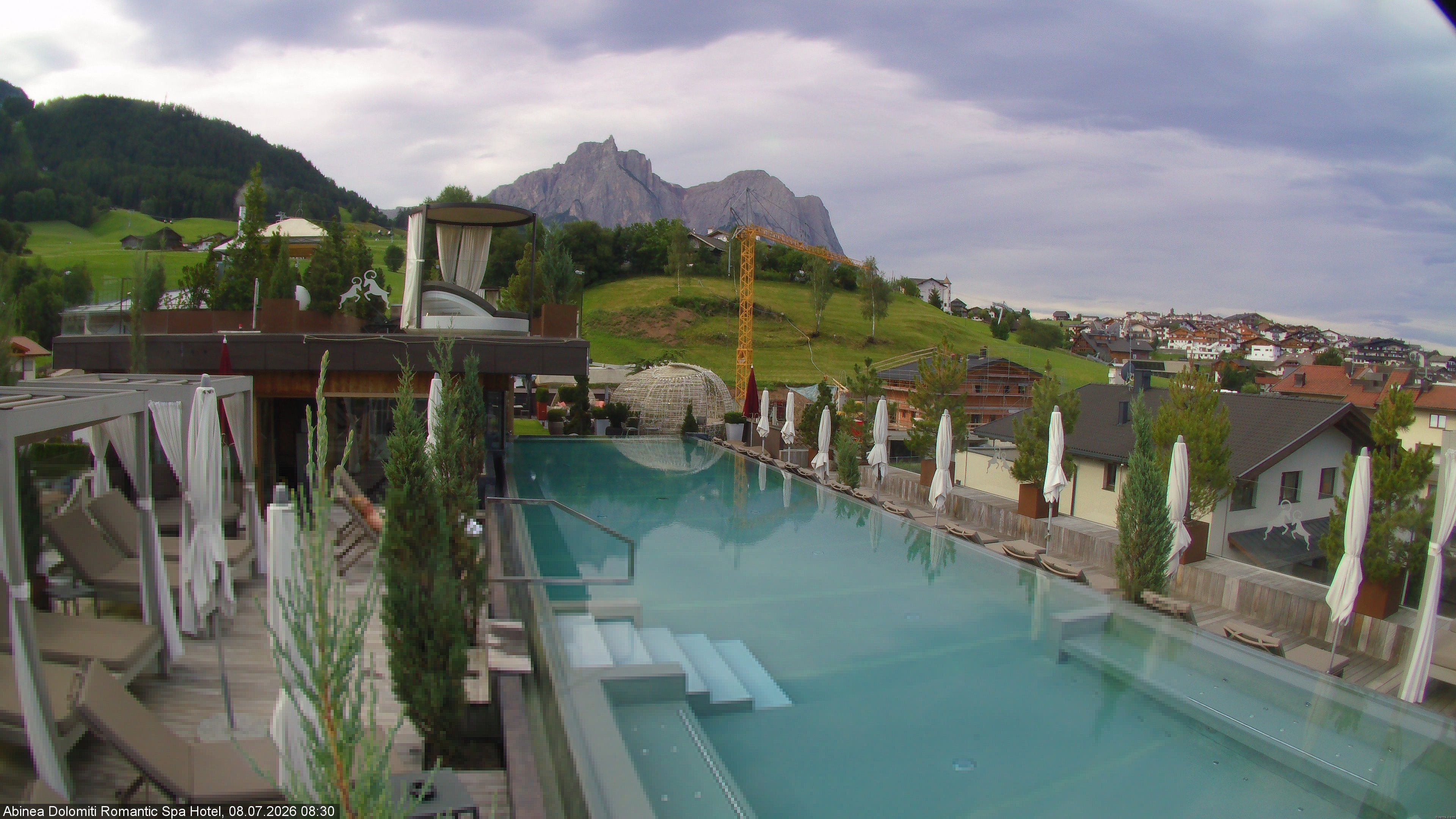Archiv Foto Webcam Abinea Dolomiti Romantic Spa Hotel - Kastelruth