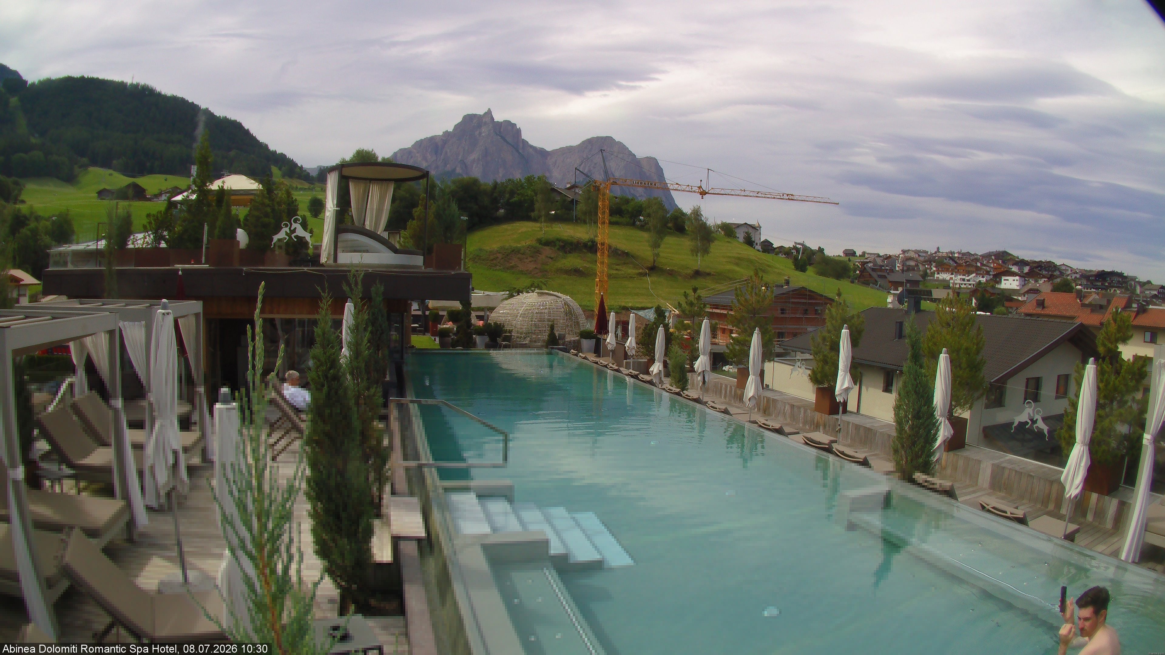 Archiv Foto Webcam Abinea Dolomiti Romantic Spa Hotel - Kastelruth
