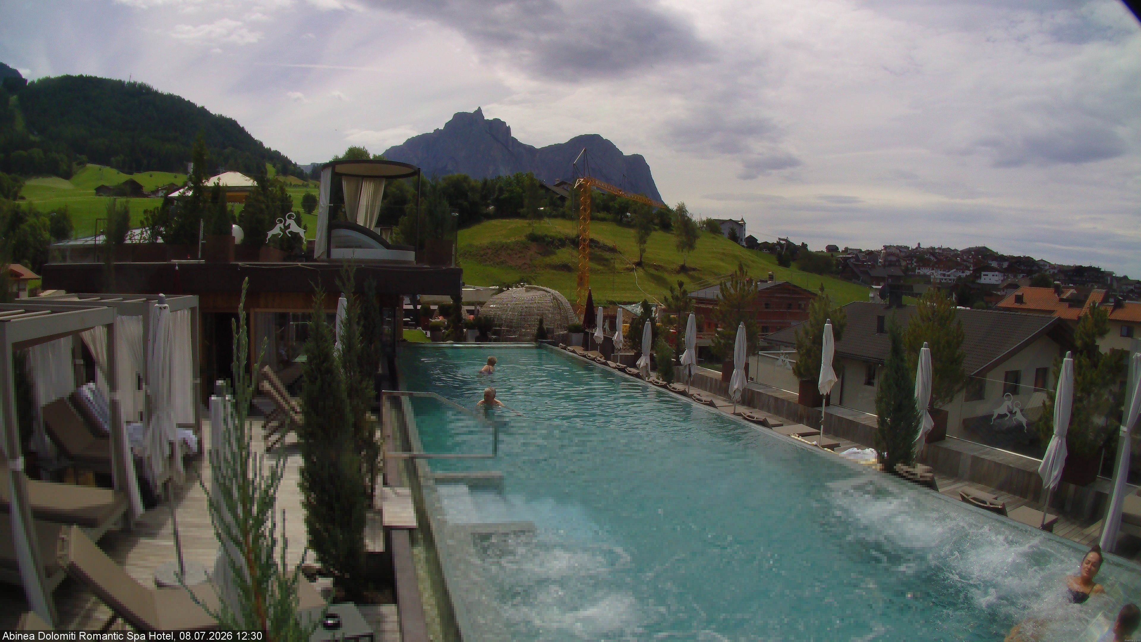 Archiv Foto Webcam Abinea Dolomiti Romantic Spa Hotel - Kastelruth