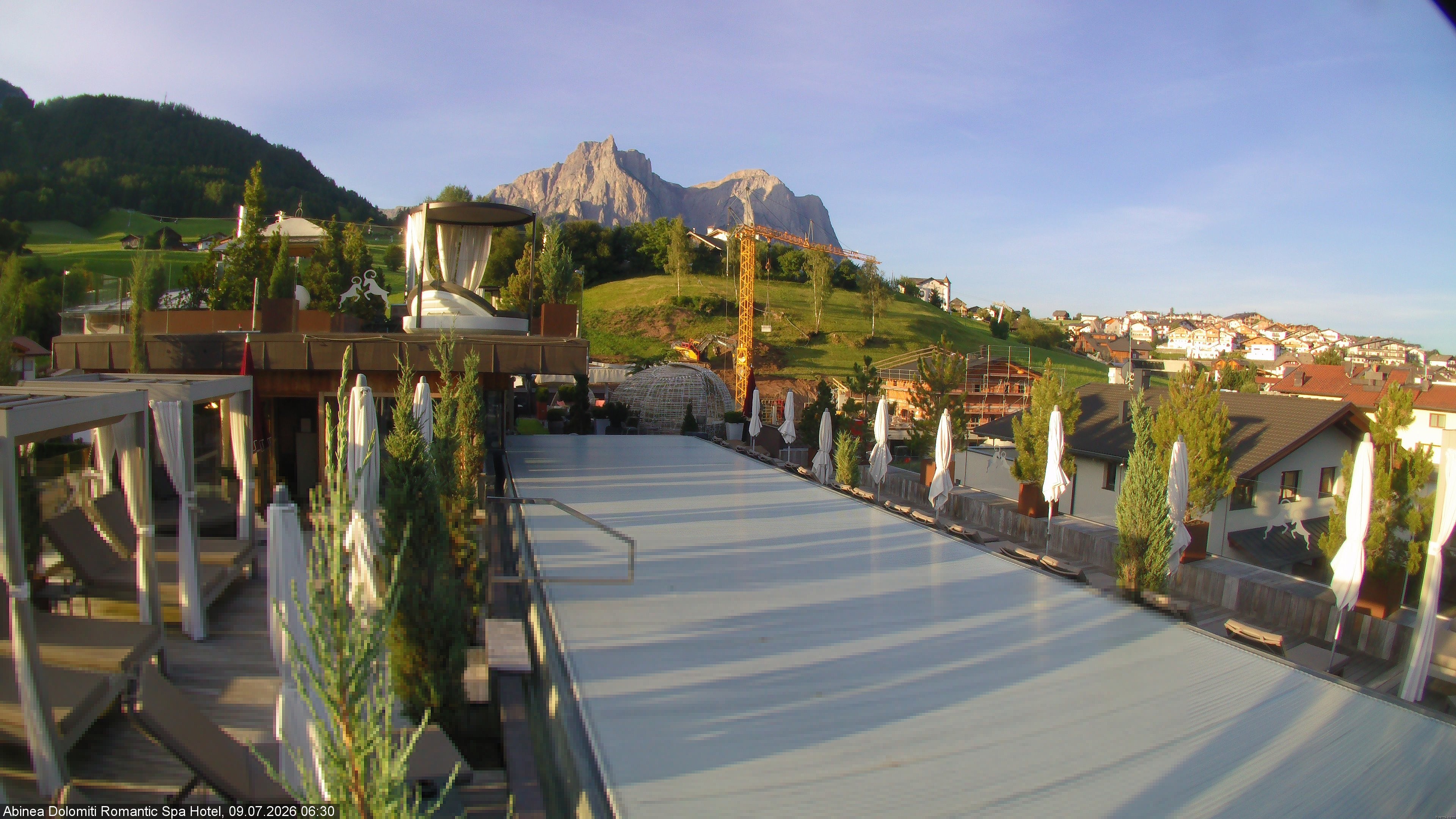 Archiv Foto Webcam Abinea Dolomiti Romantic Spa Hotel - Kastelruth