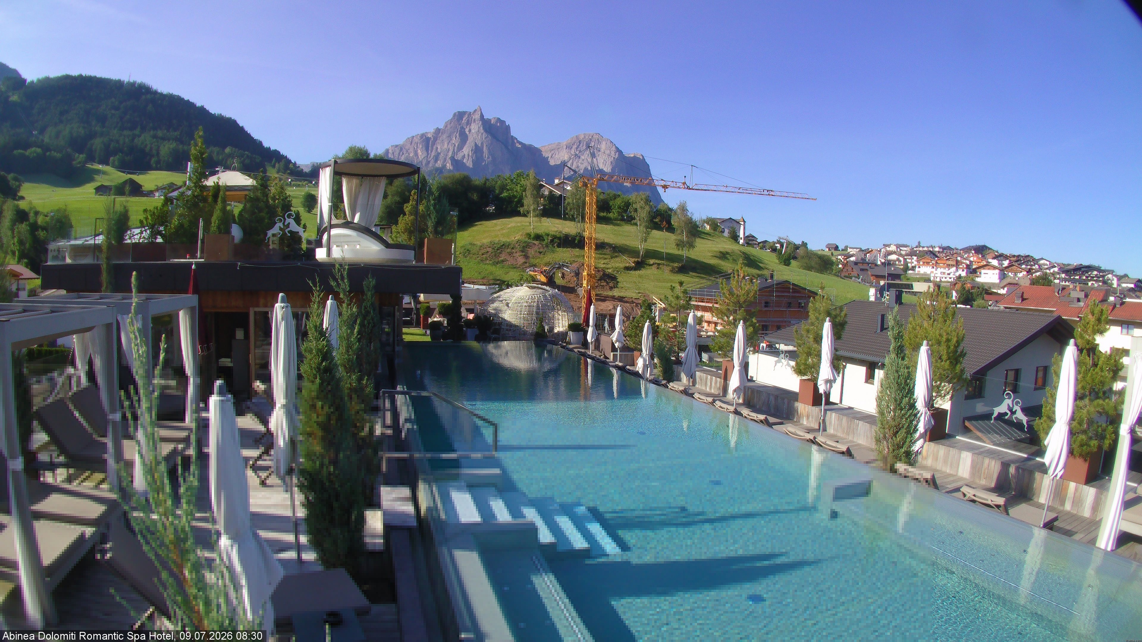 Archiv Foto Webcam Abinea Dolomiti Romantic Spa Hotel - Kastelruth