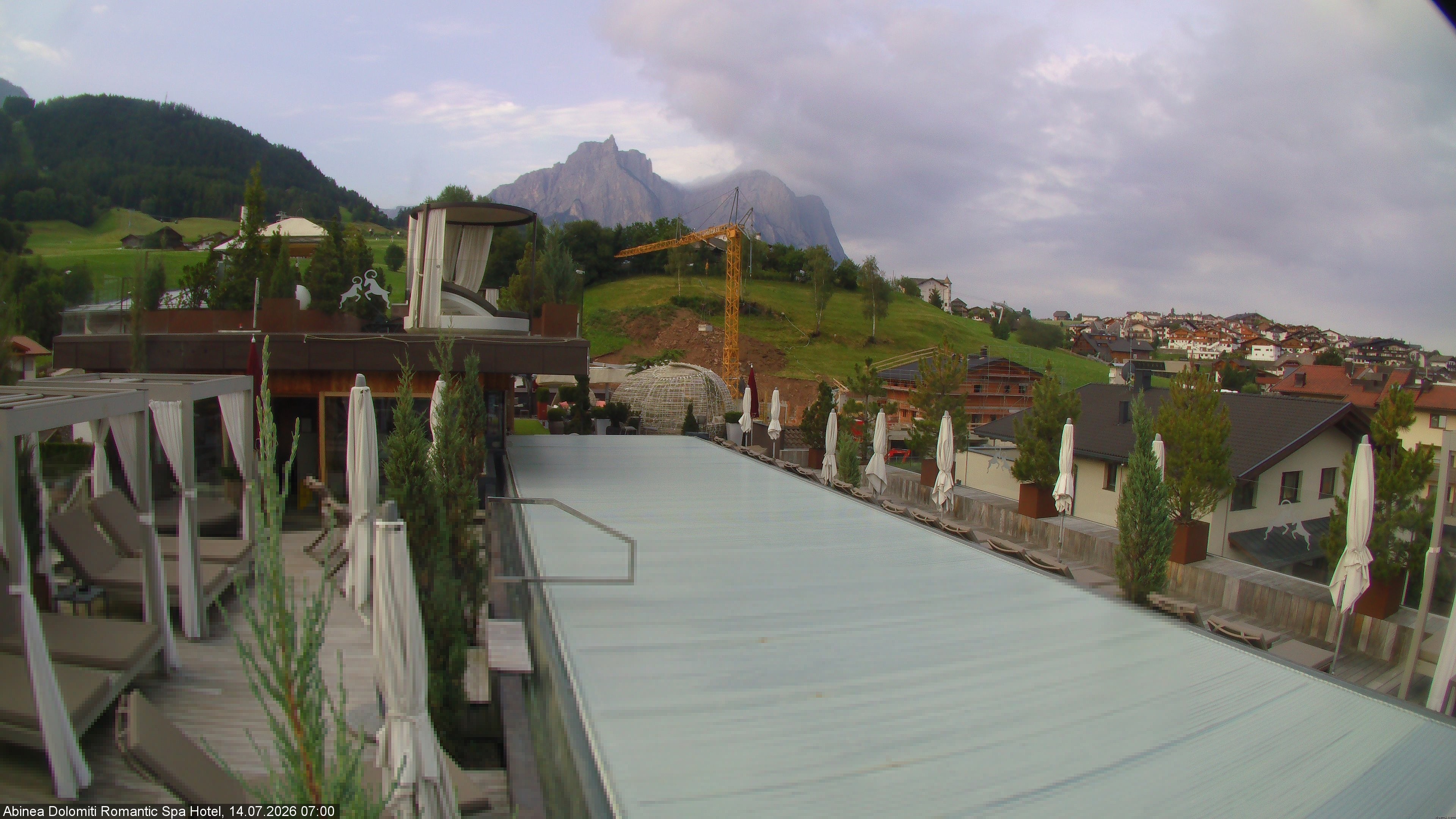Archiv Foto Webcam Abinea Dolomiti Romantic Spa Hotel - Kastelruth