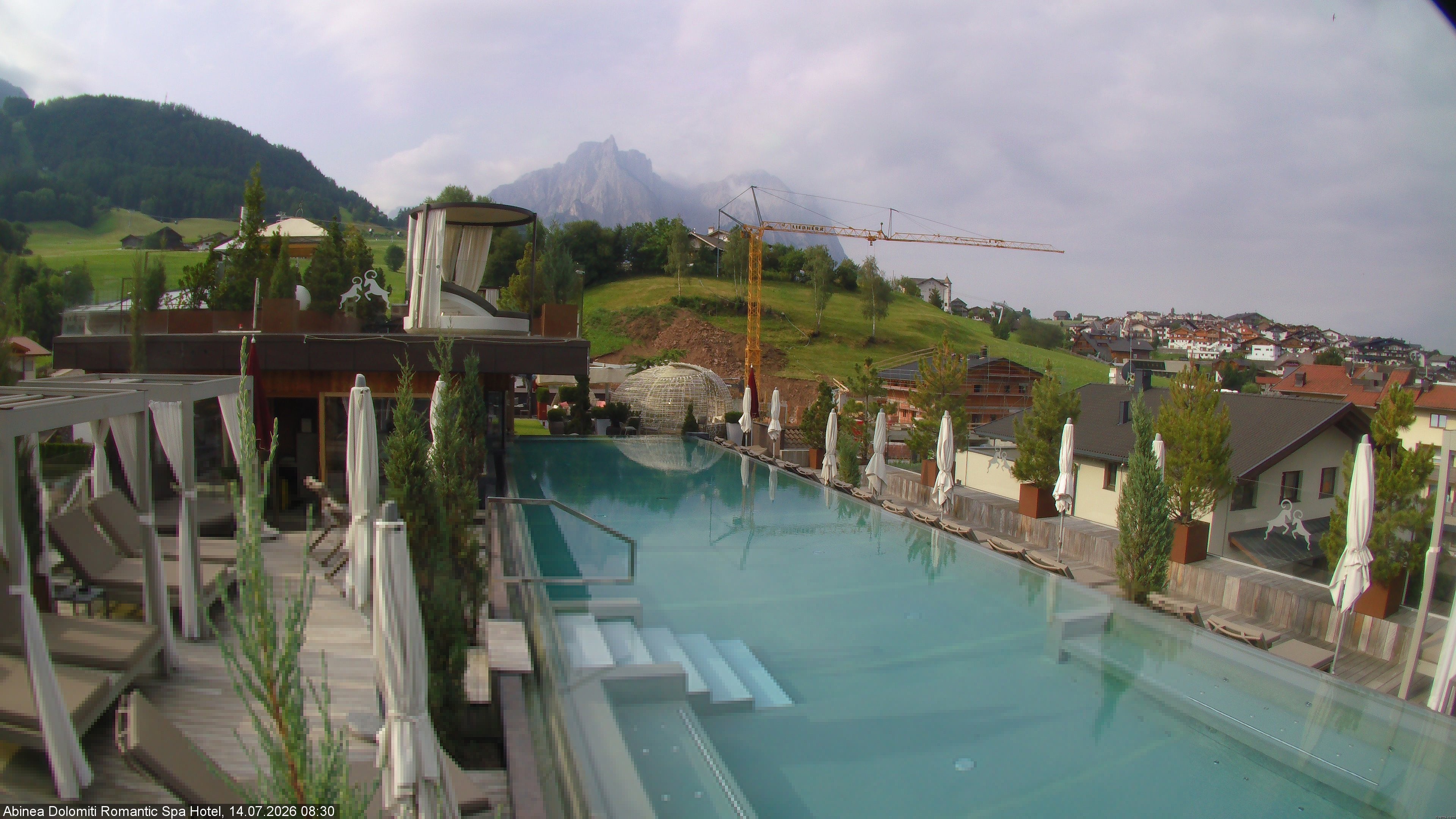 Archiv Foto Webcam Abinea Dolomiti Romantic Spa Hotel - Kastelruth