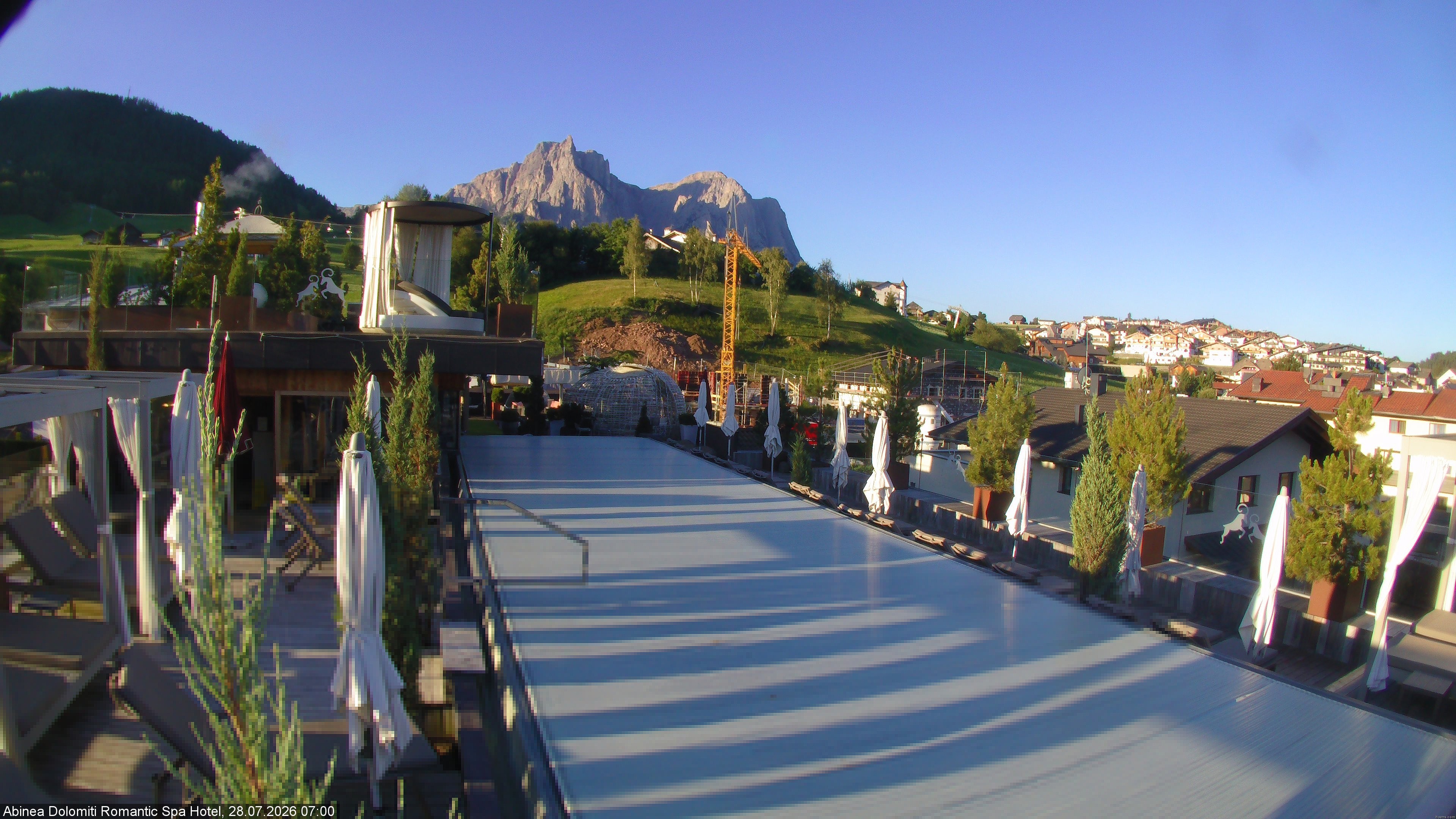 Archiv Foto Webcam Abinea Dolomiti Romantic Spa Hotel - Kastelruth