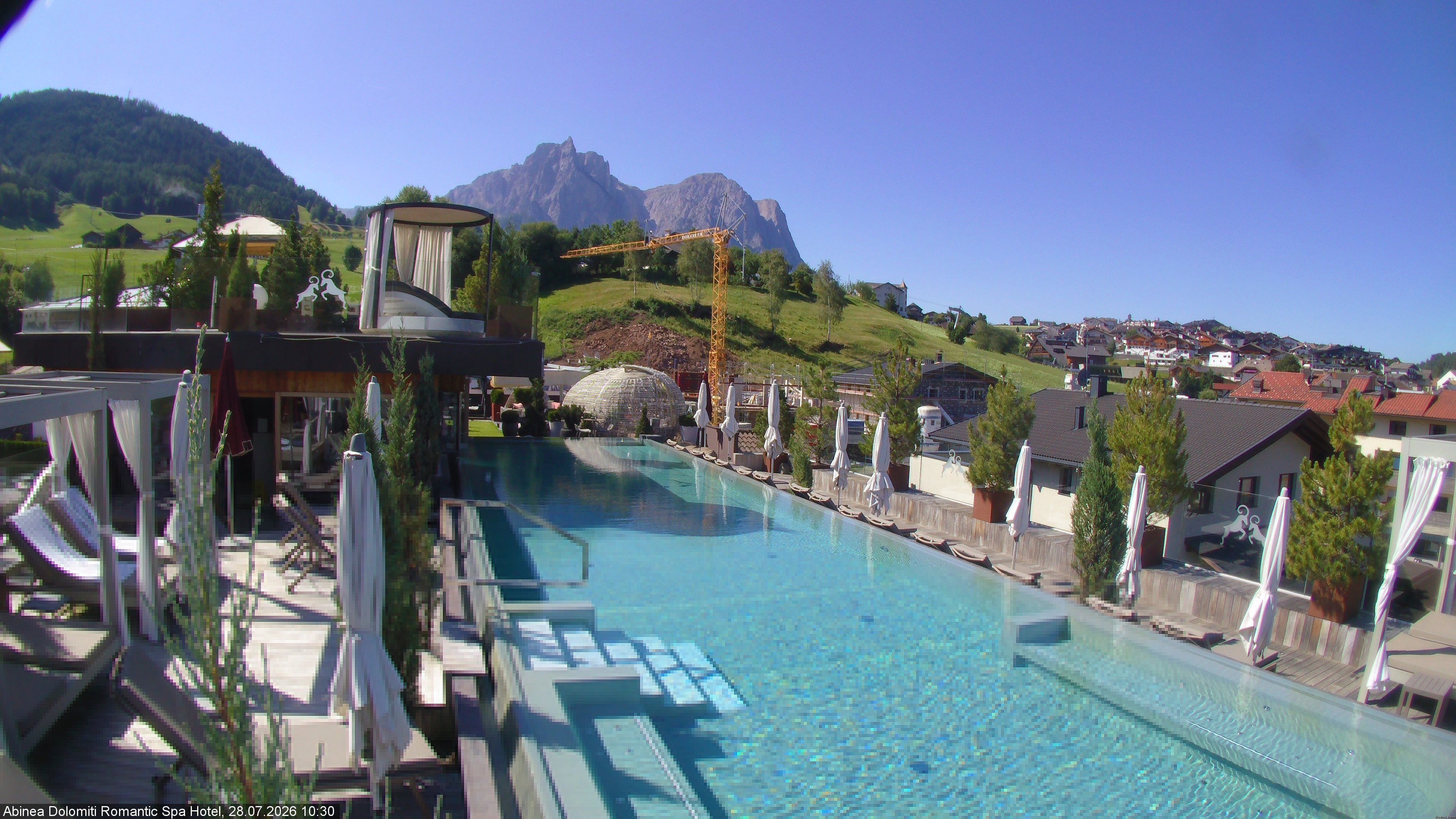 Archiv Foto Webcam Abinea Dolomiti Romantic Spa Hotel - Kastelruth
