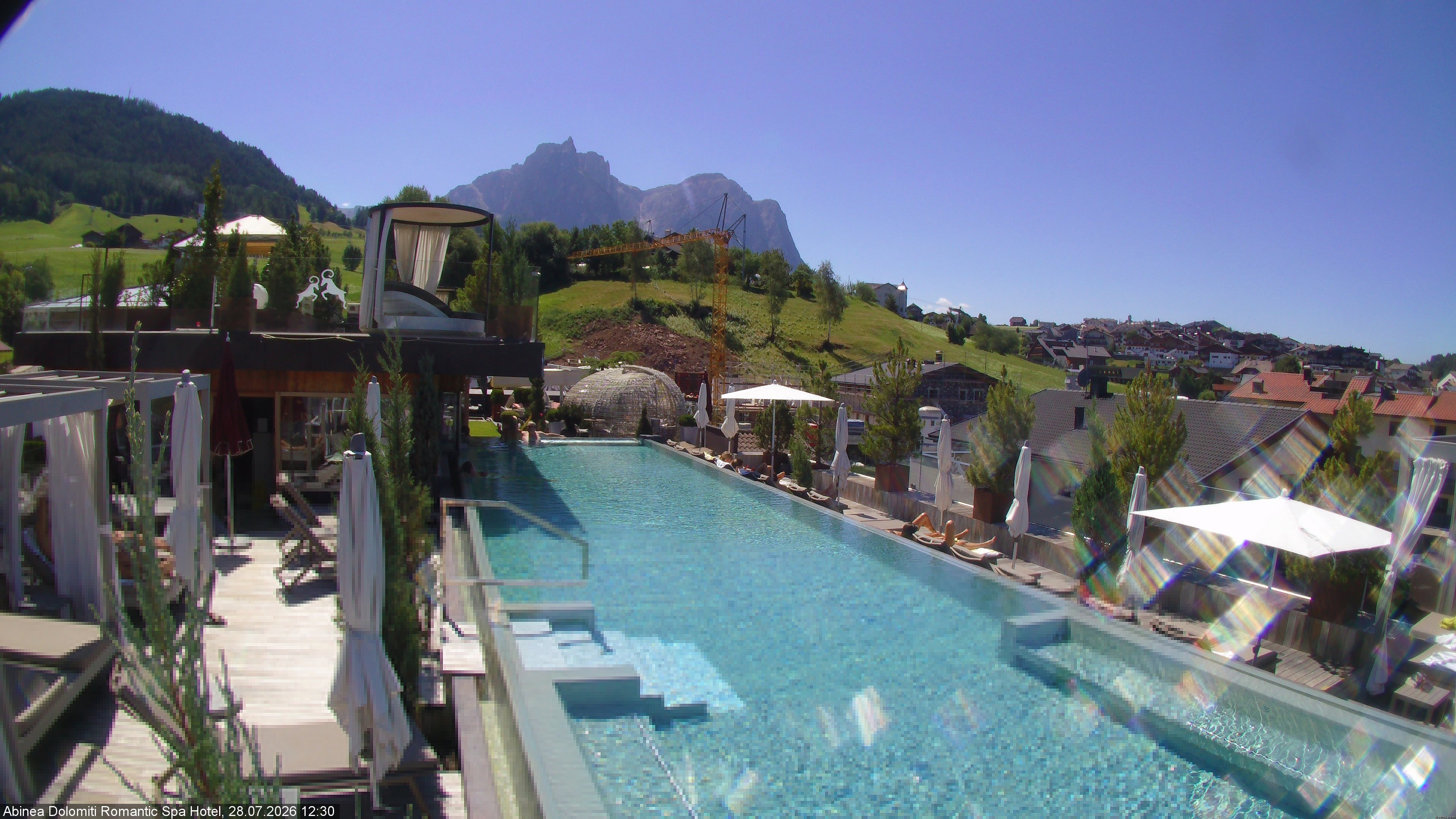 Archiv Foto Webcam Abinea Dolomiti Romantic Spa Hotel - Kastelruth