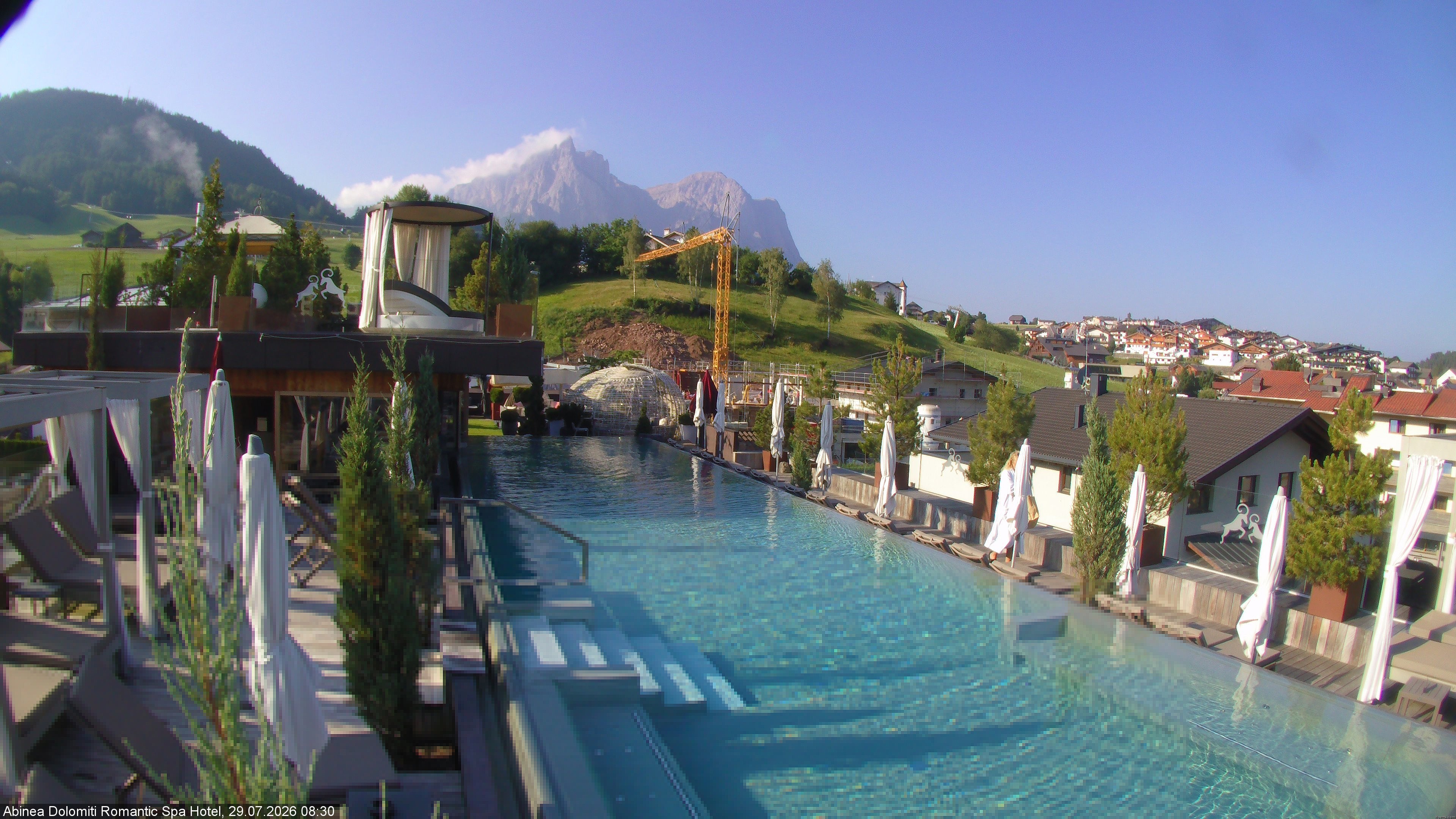 Archiv Foto Webcam Abinea Dolomiti Romantic Spa Hotel - Kastelruth