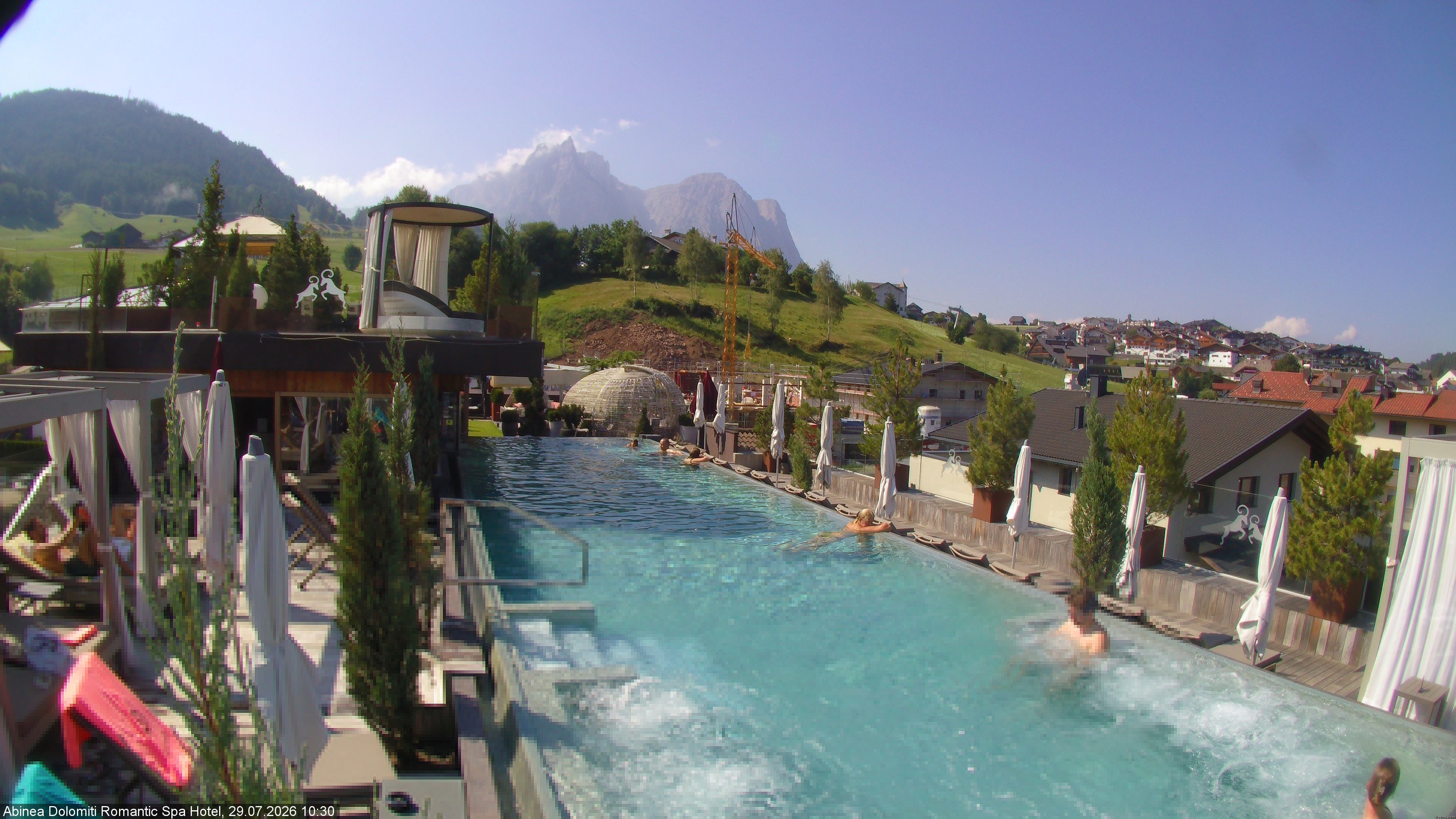 Archiv Foto Webcam Abinea Dolomiti Romantic Spa Hotel - Kastelruth