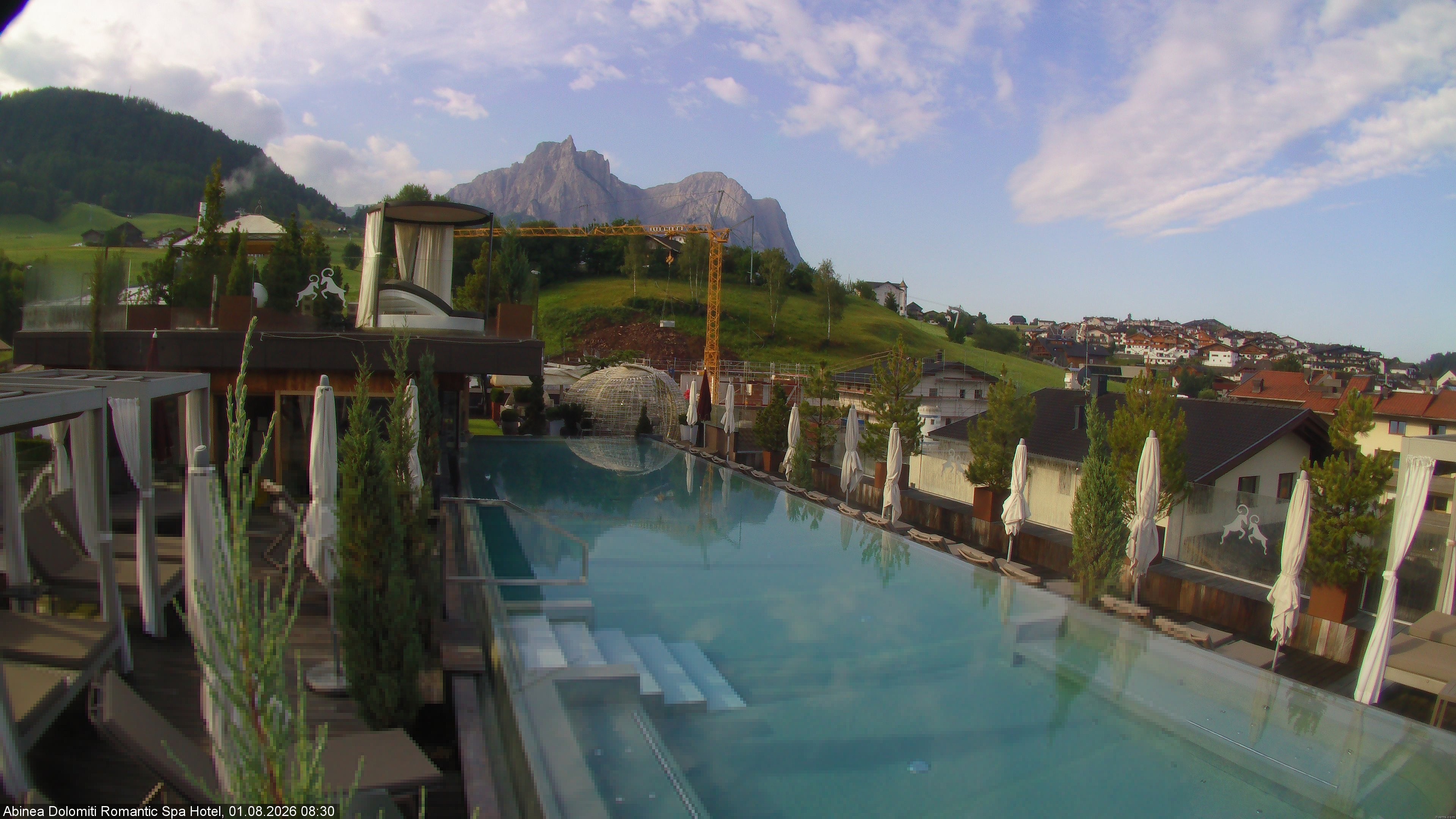 Archiv Foto Webcam Abinea Dolomiti Romantic Spa Hotel - Kastelruth